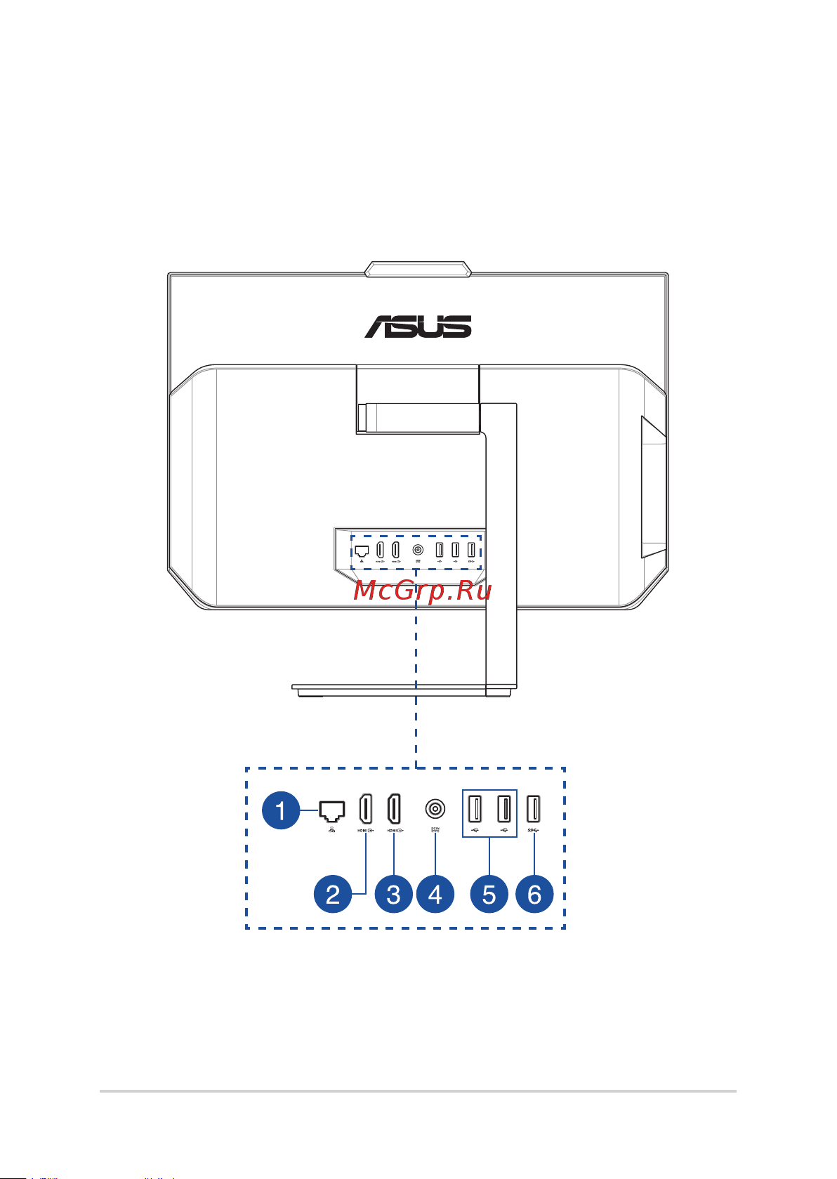 Asus A5400WFPK-BA094T [23/74] Вид сзади