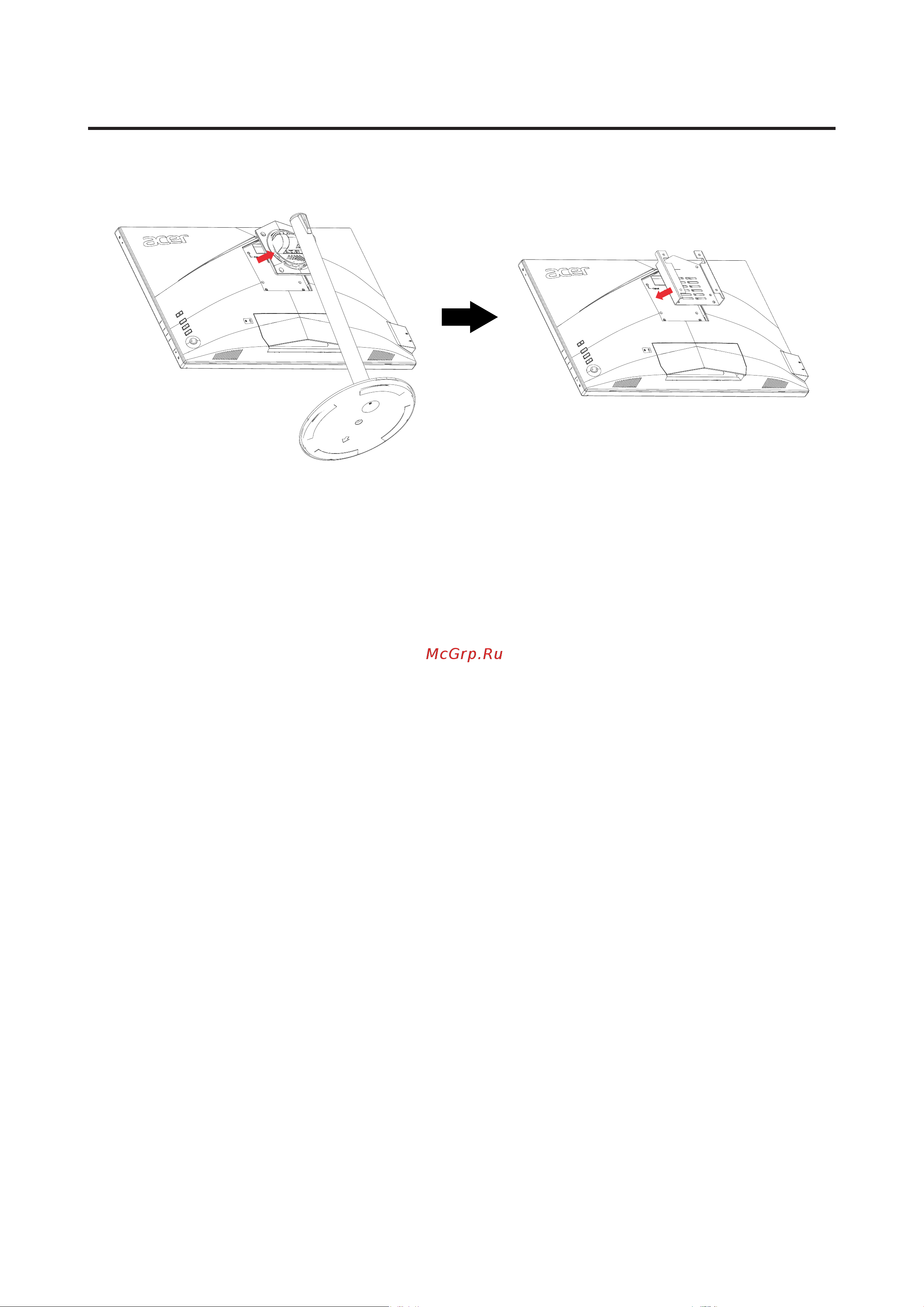 Acer ConceptD CP5271UV (UM.HC1EE.V01) [17/35] Монтаж на стене