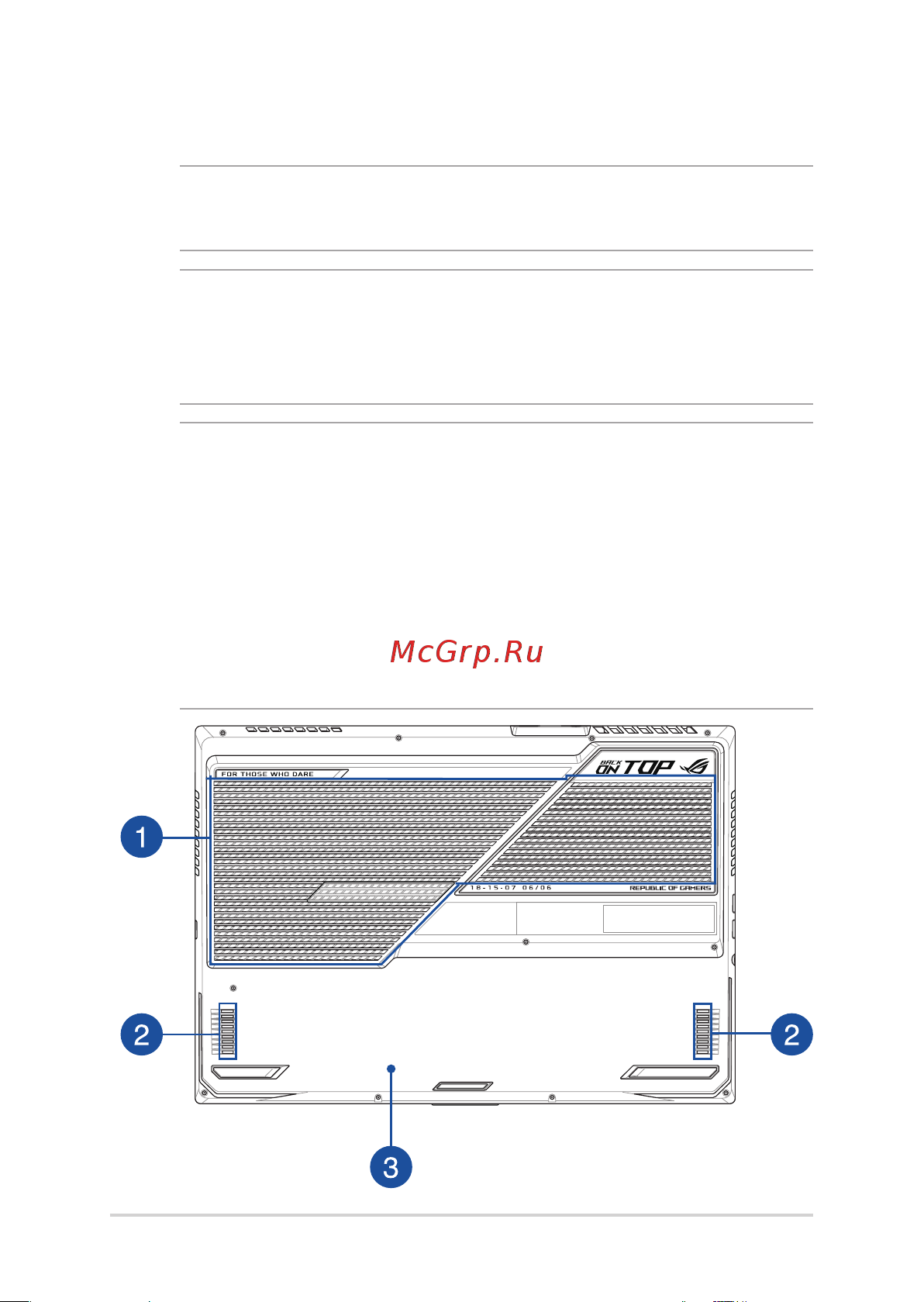 Asus ROG Strix SCAR 17 G733QS-K4232T [22/98] Нижняя панель