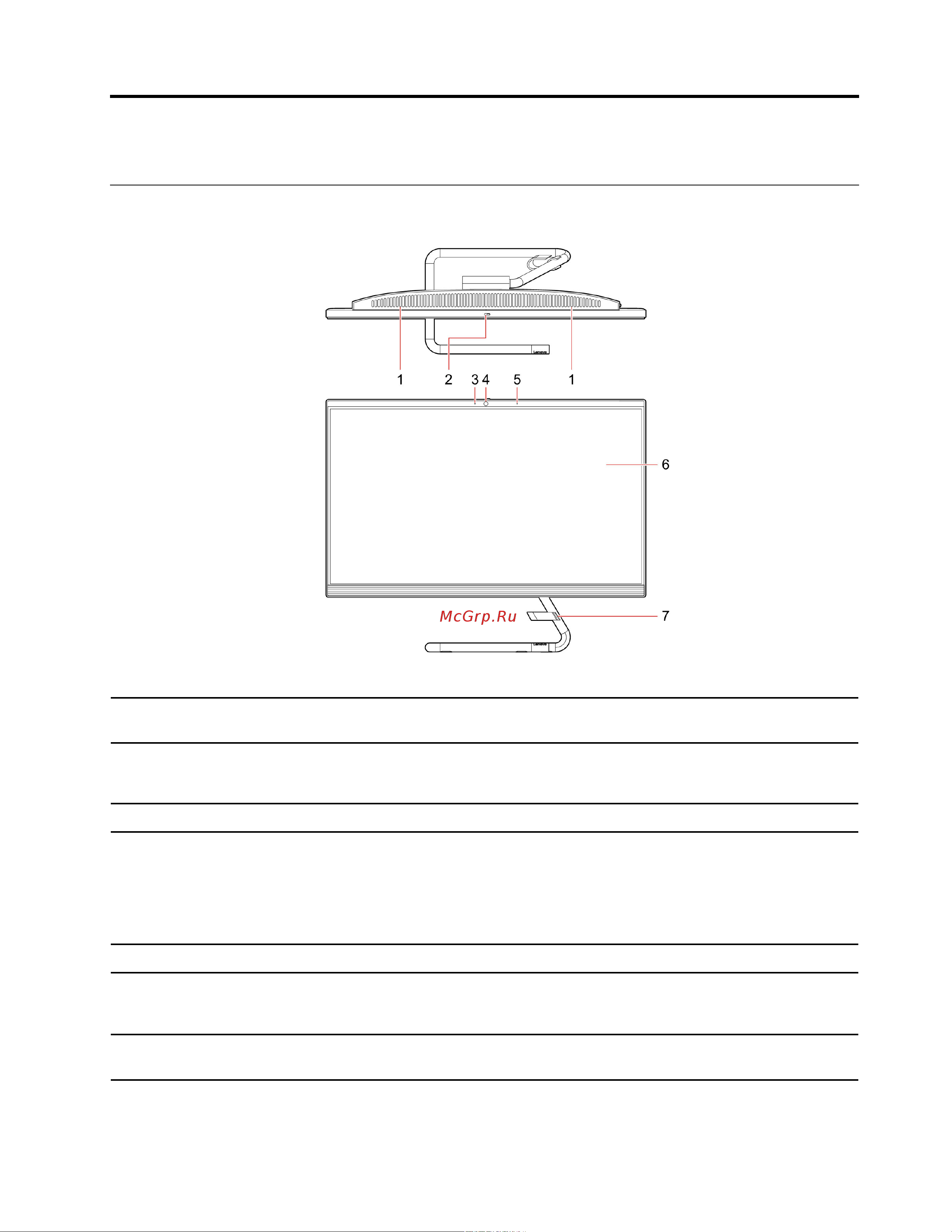 Lenovo IdeaCentre AIO 3 24ARE05 [7/98] Вид спереди
