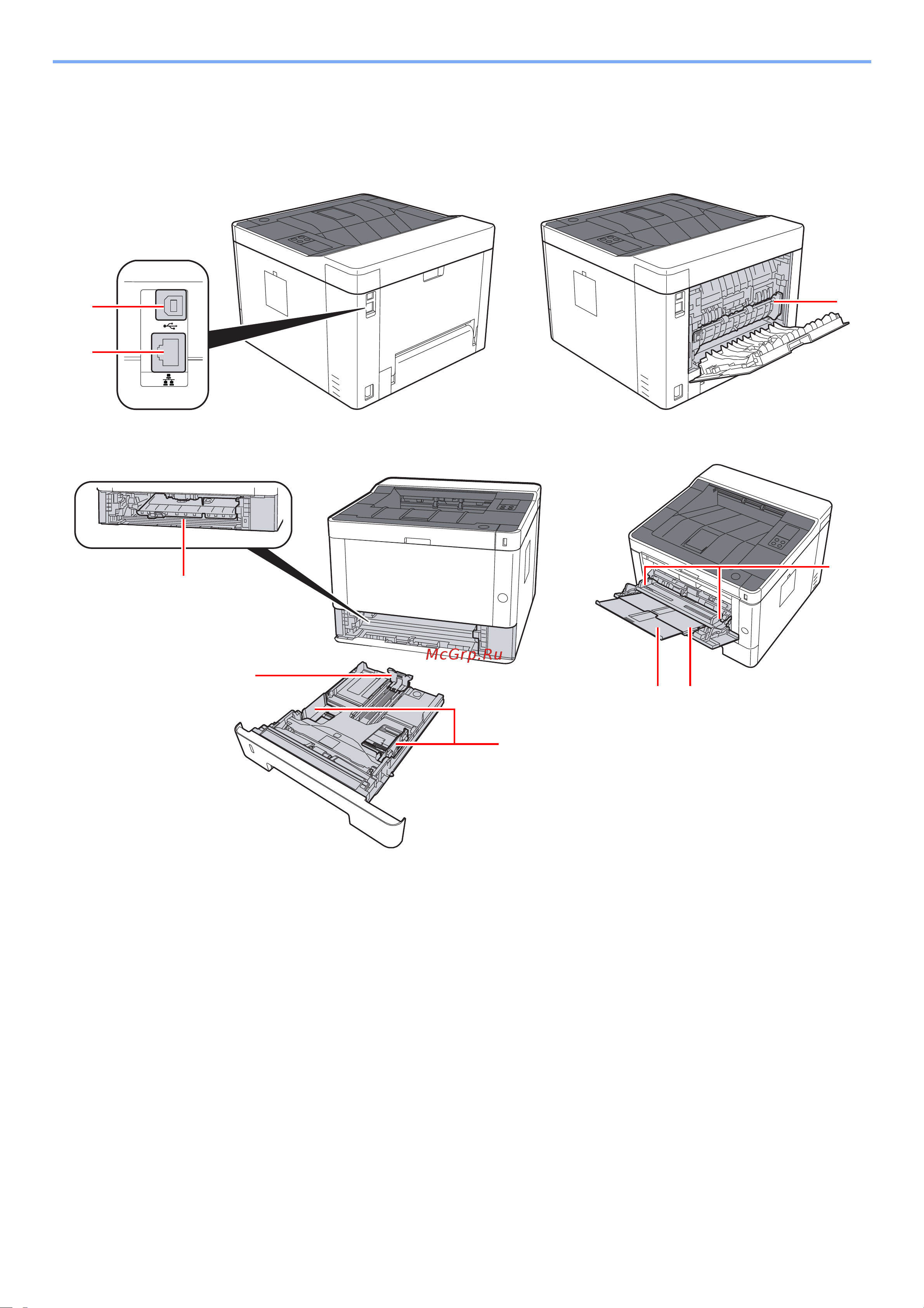Kyocera Ecosys P2335dw [27/171] Наименования компонентов разъемы внутренние компоненты