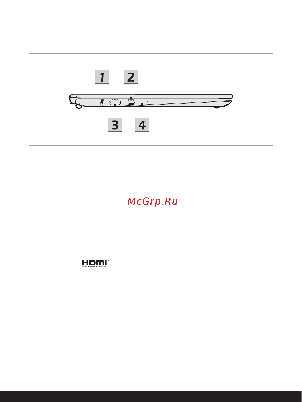 MSI Modern 14 B11MO-265RU [19/69] Вид слева