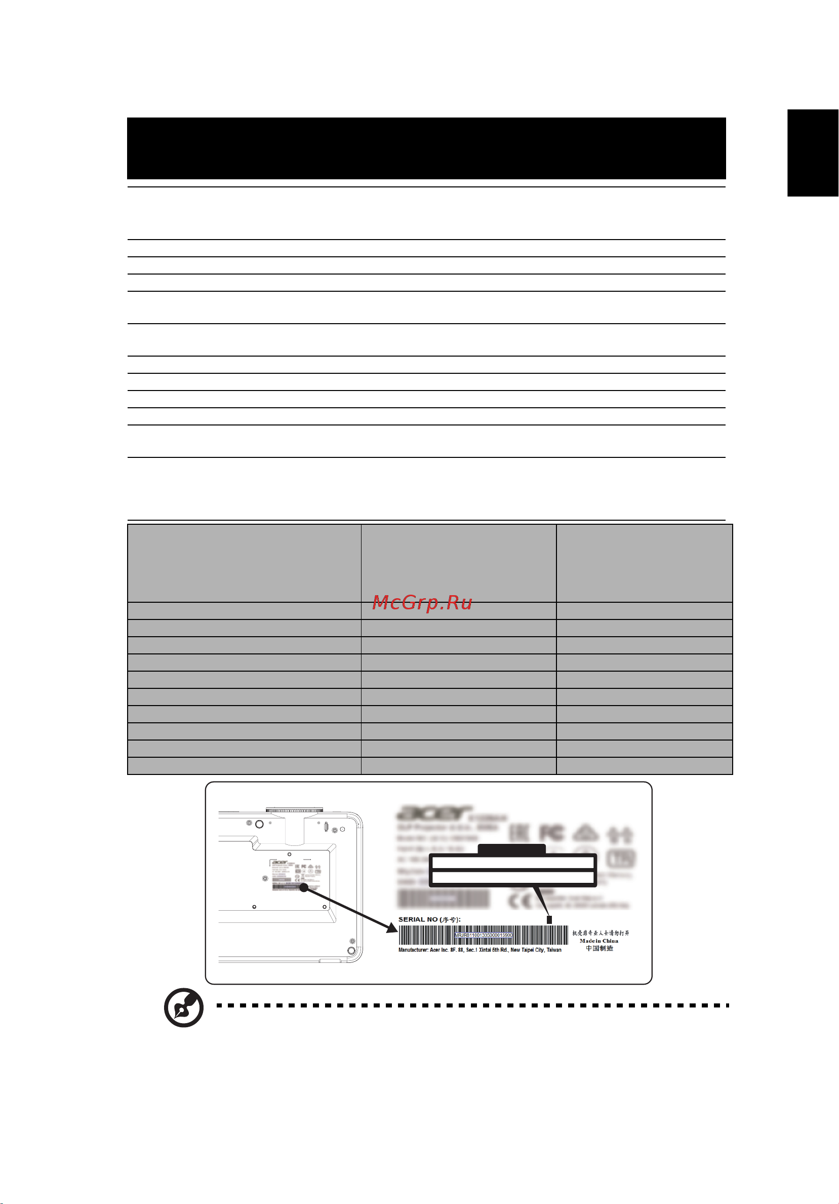Acer X128HP (MR.JR811.00Y) [65/93] Русский