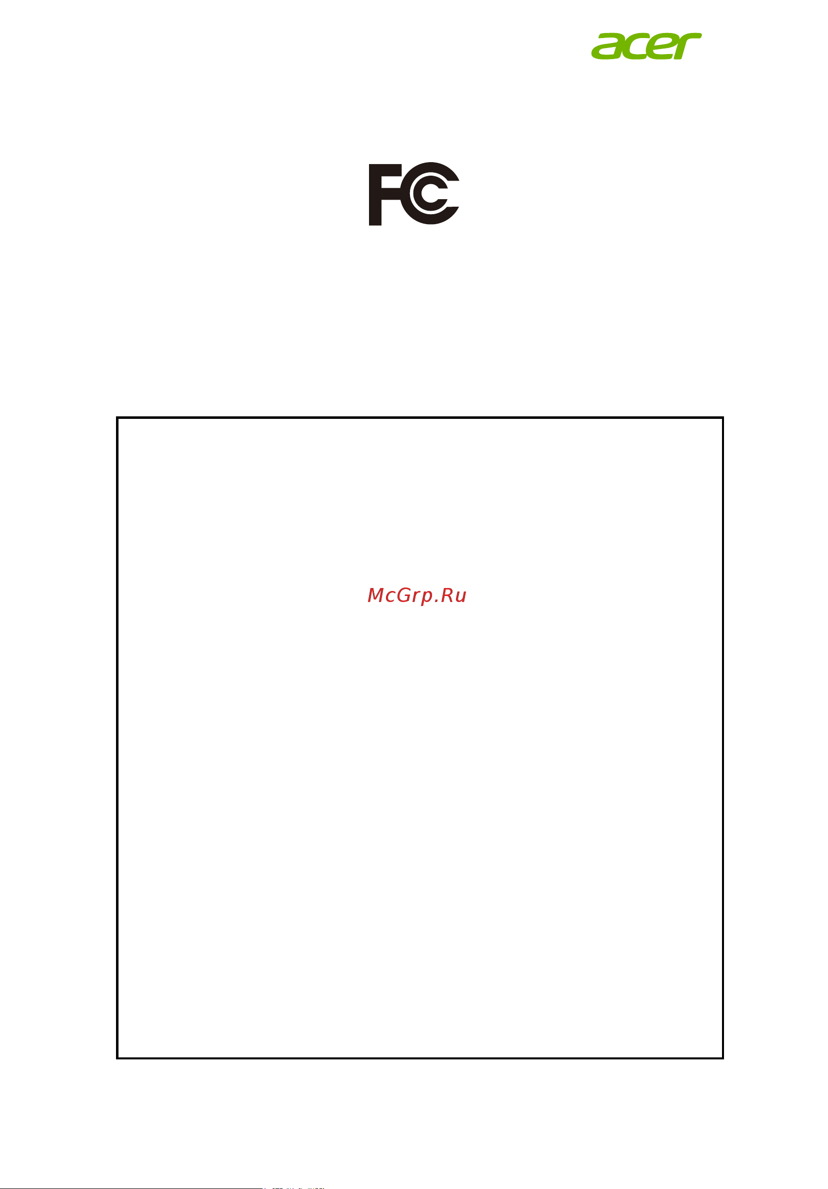 Acer X1126AH (MR.JR711.001) [93/93] Declaration of conformity