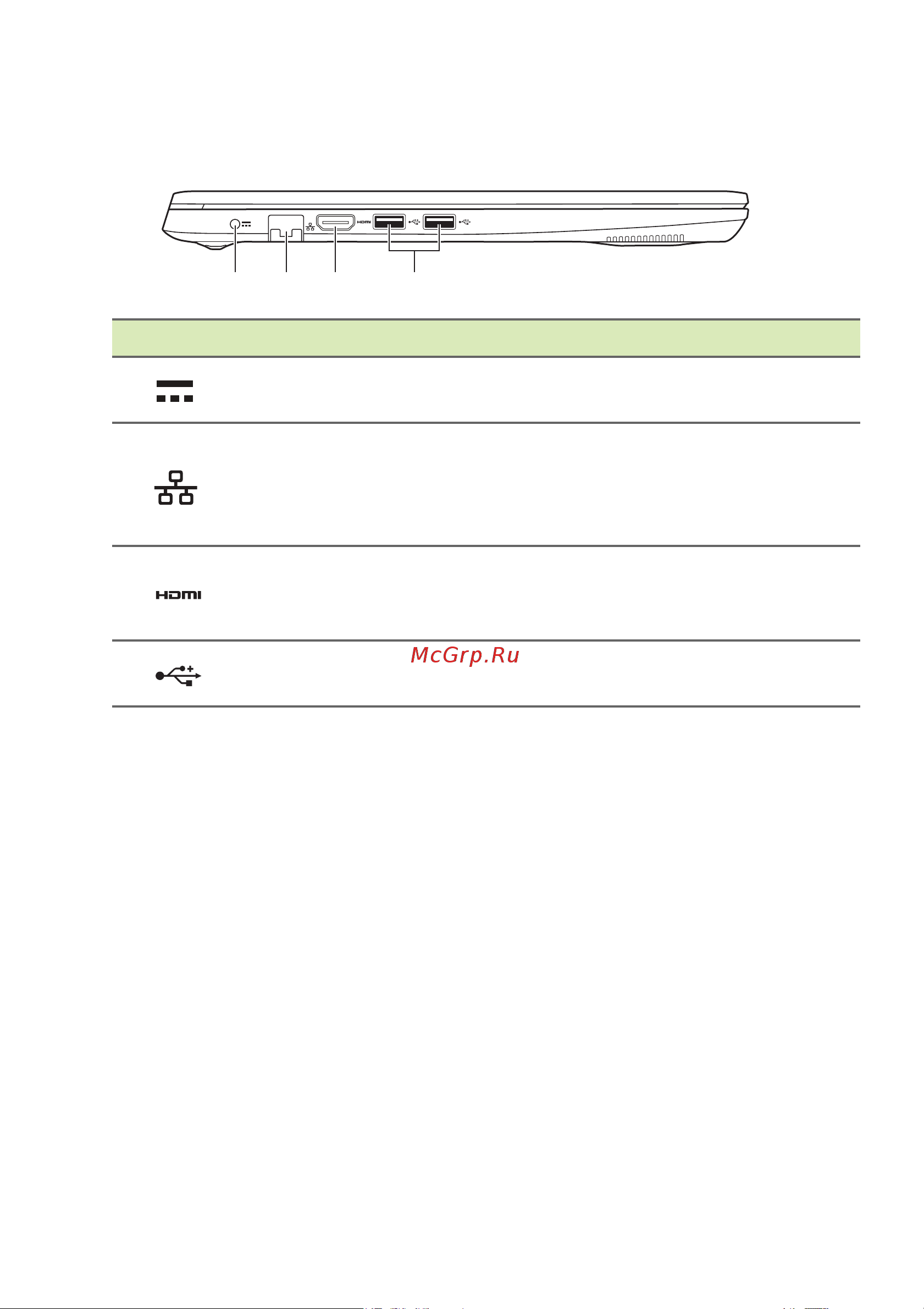 Acer Aspire 1 A114-33-P7VD NX.A7VER.00A [16/94] Вид слева
