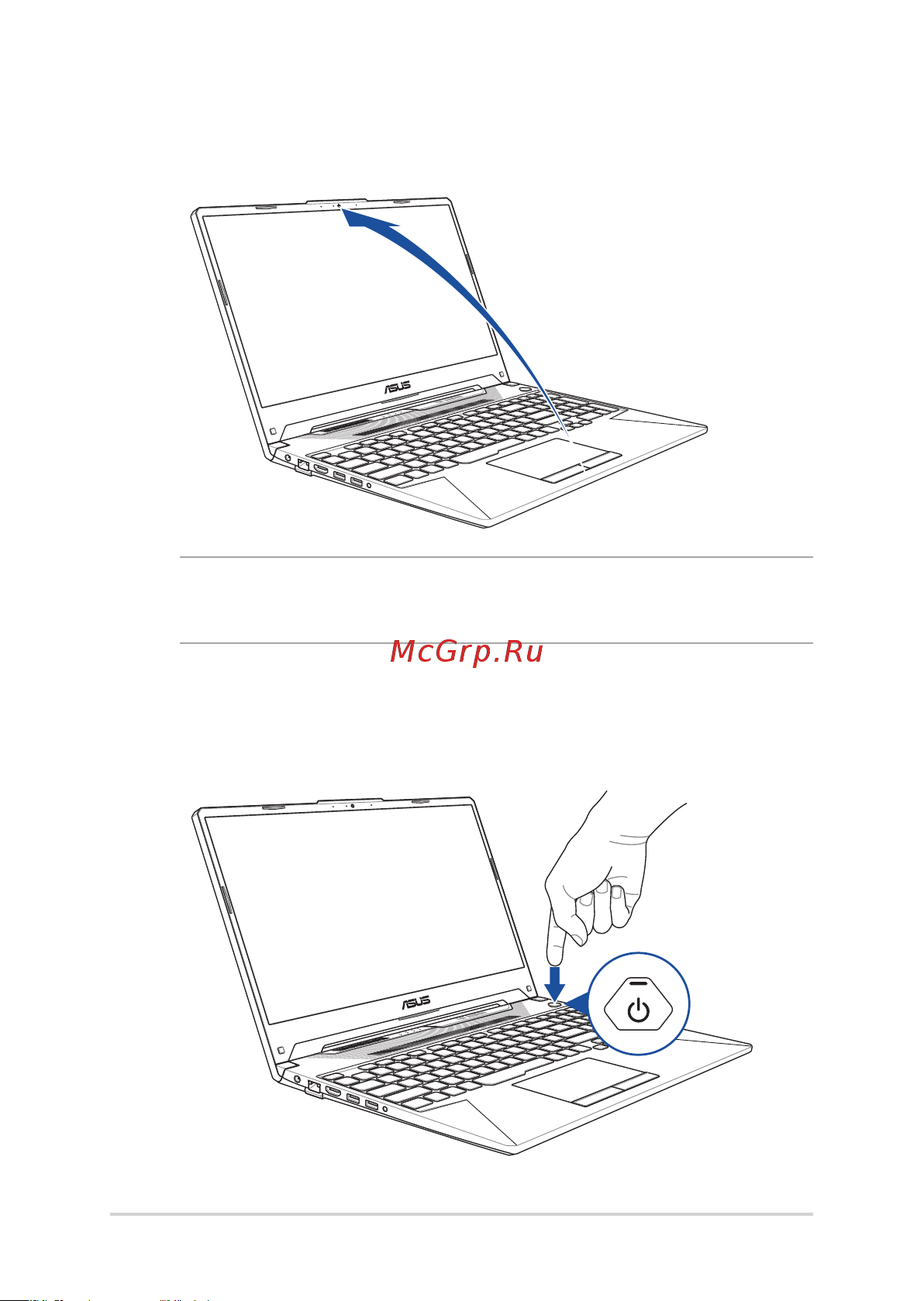 Asus TUF Gaming F15 FX506HC-HN105 [30/100] Нажмите кнопку питания