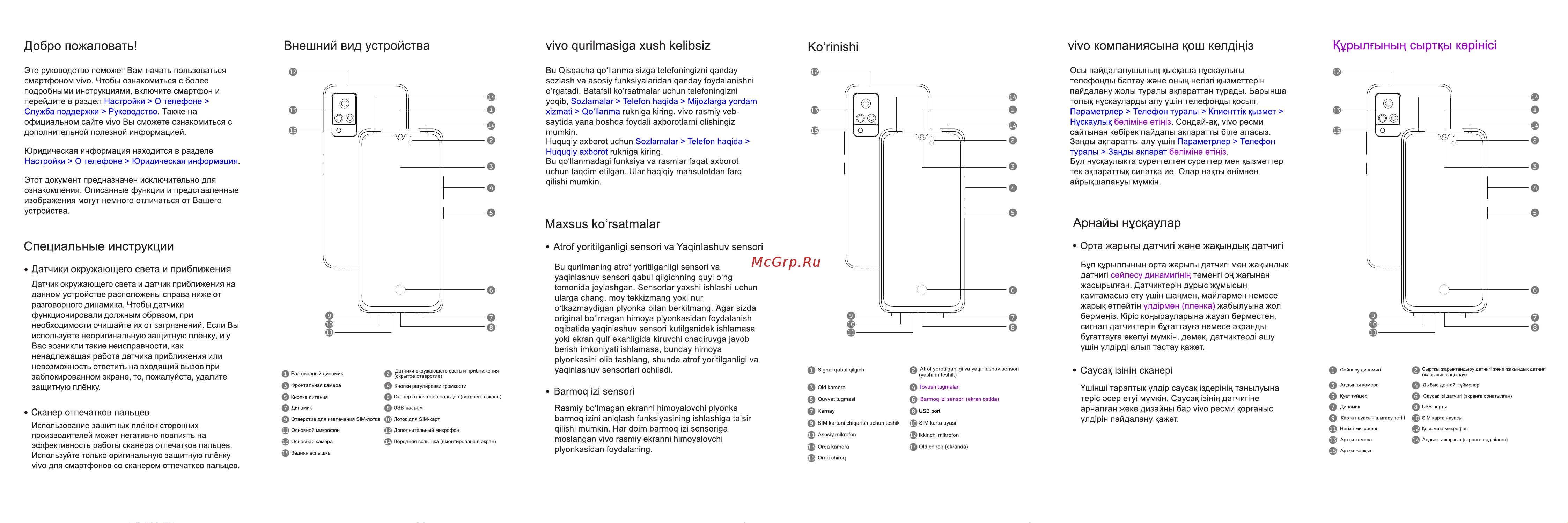 VIVO V21 8/256GB сияющий закат [2/2] 乌兹语 俄语 哈语