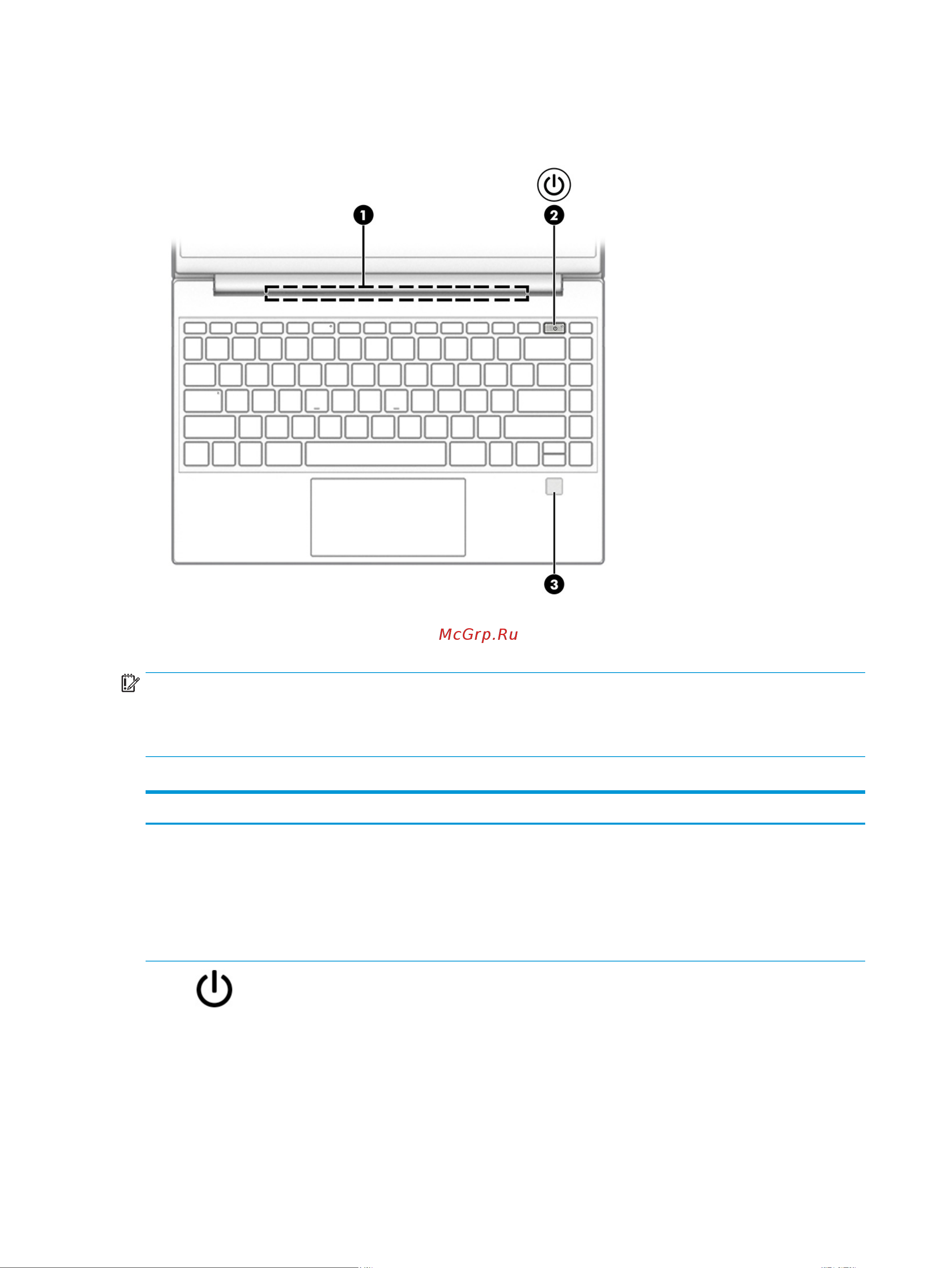 HP Pavillion 14-ec1032ci (6M872EA) [22/87] Кнопка вентиляционное отверстие и считыватель отпечатков пальцев