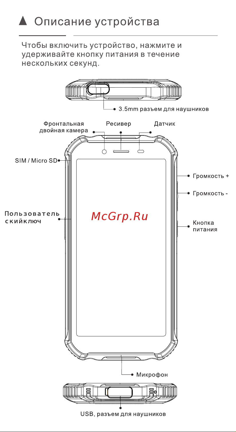 Doogee S40 Pro Mineral Black [3/12] А описание устройства