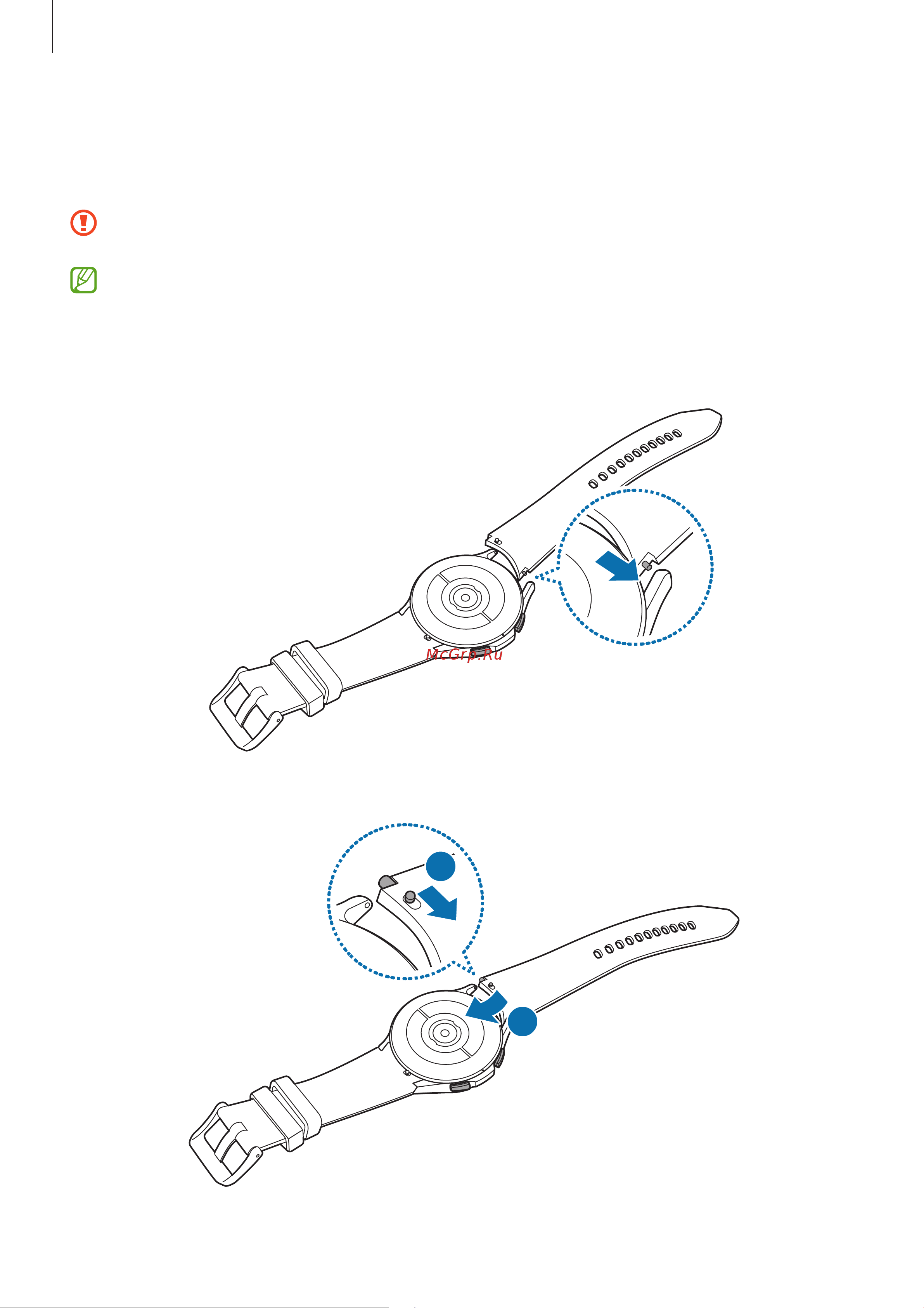 Samsung Galaxy Watch4 Classic 46mm серебро (SM-R890N) [21/116] Присоединение ремешка