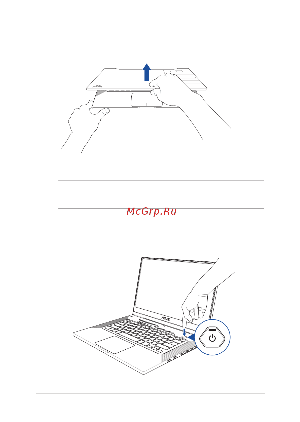 Asus TUF Dash F15 FX516PC-HN107 [31/100] Откройте крышку