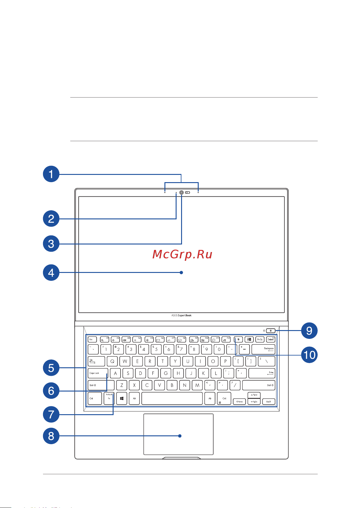 Asus ExpertBook B1 B1500CEAE-BQ0631R [16/104] Getting to know your notebook pc