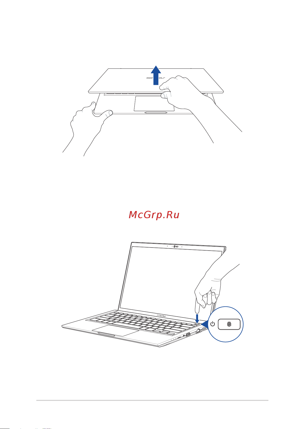 Asus ExpertBook B1 B1500CEAE-BQ0631R [34/104] Press the power button