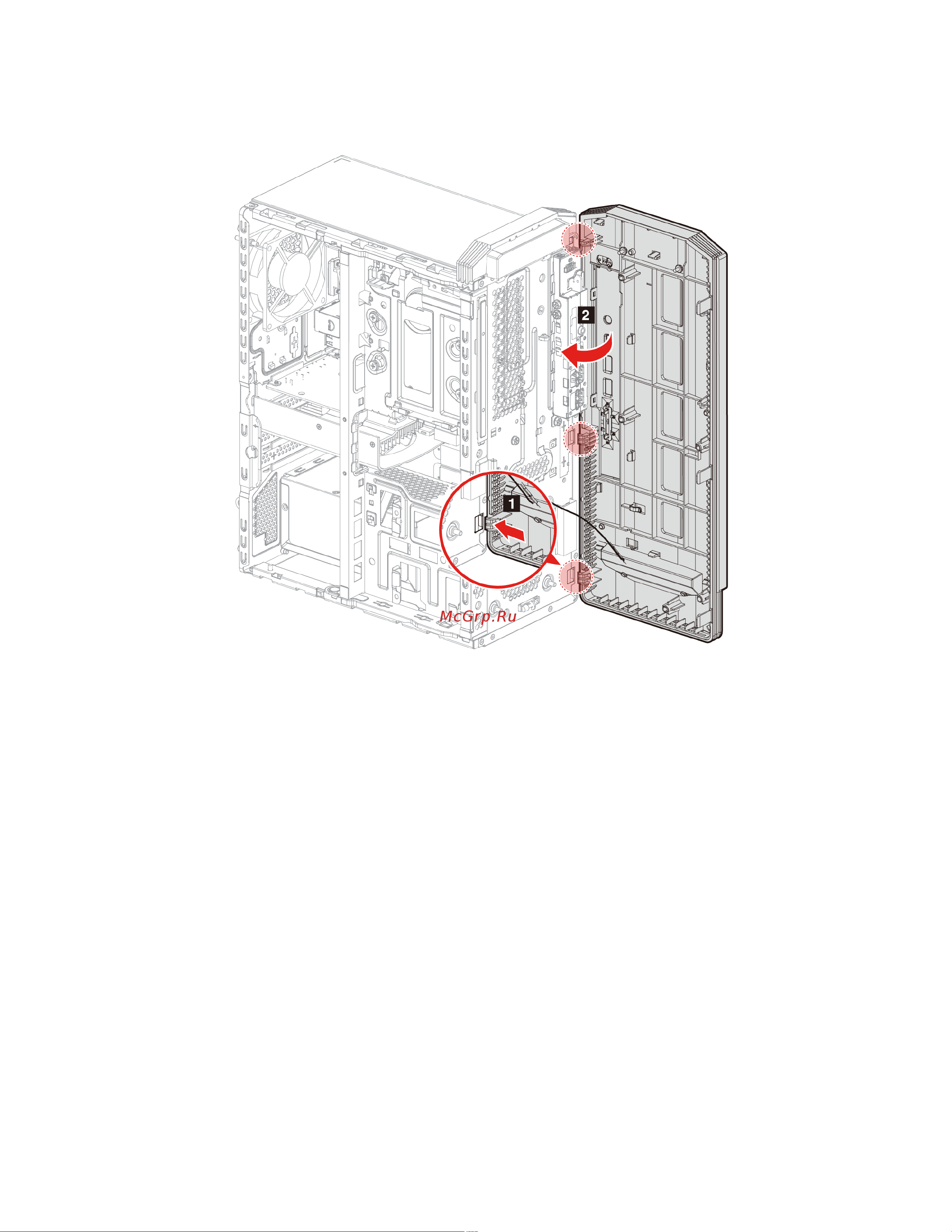 Lenovo IdeaCentre Gaming5 14IOB6 [36/78] Устройство хранения данных 2 5 дюйма в некоторых моделях