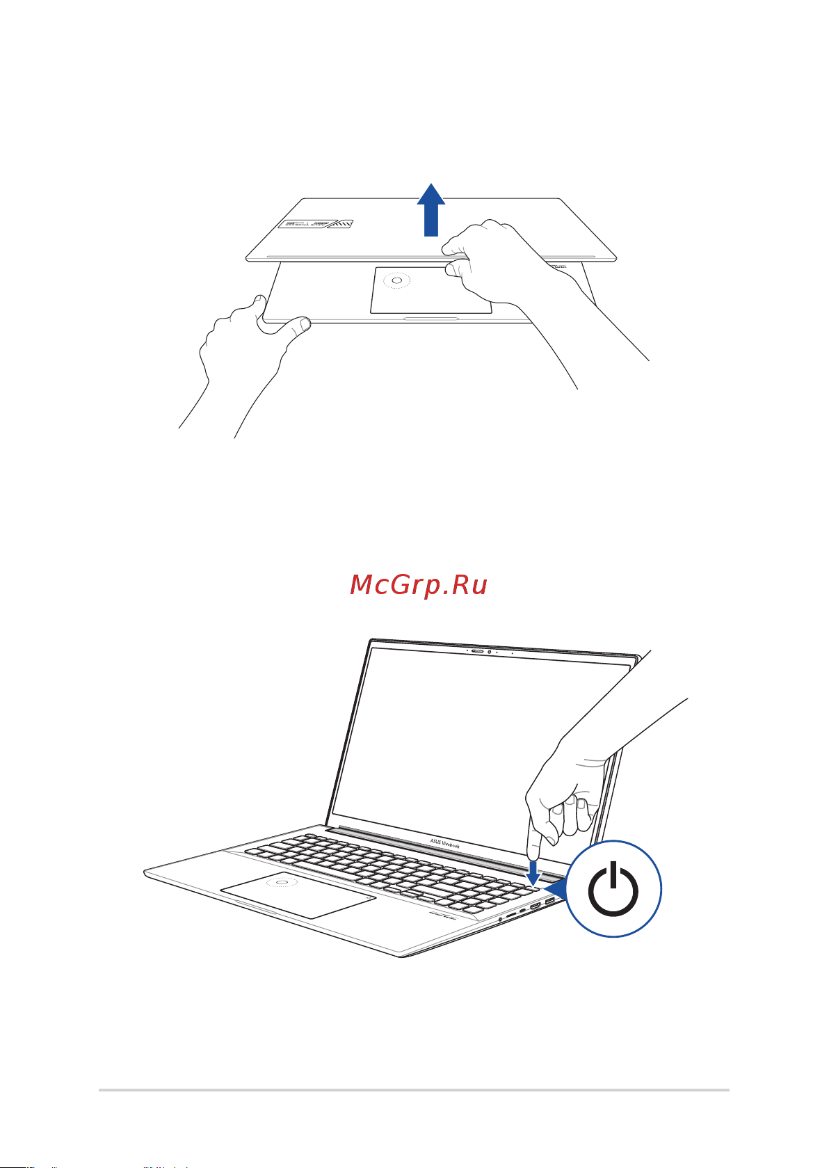 Asus ExpertBook B1 B1500CEAE-EJ1564R [32/100] Откройте крышку