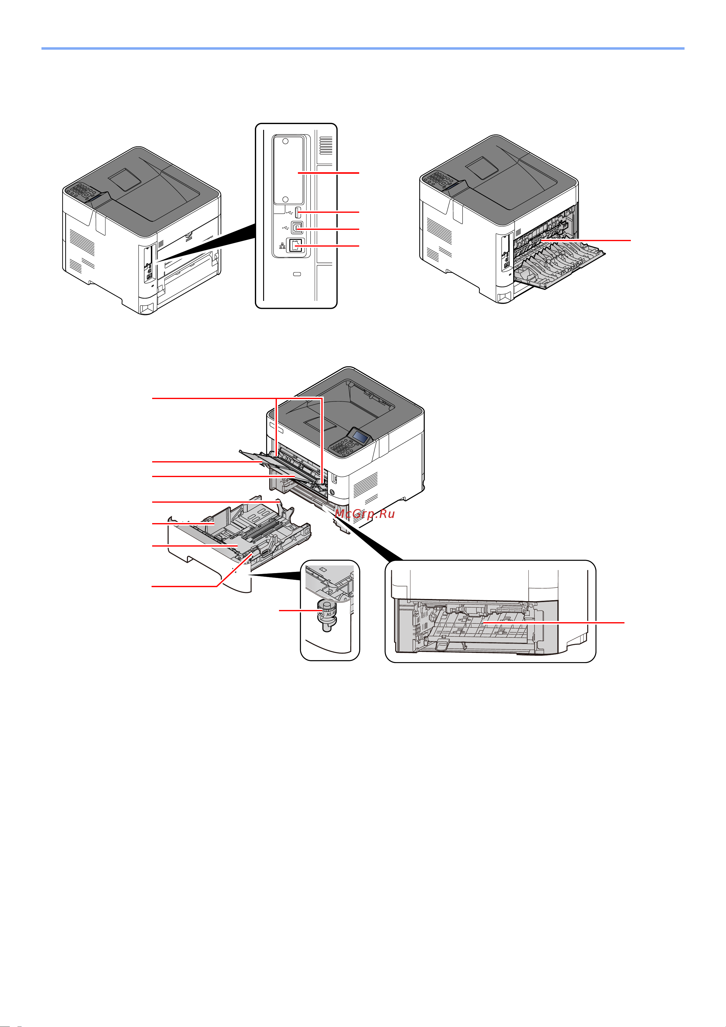 Kyocera ECOSYS P3155dn (1102TR3NL0) [36/293] Разъемы внутренние компоненты