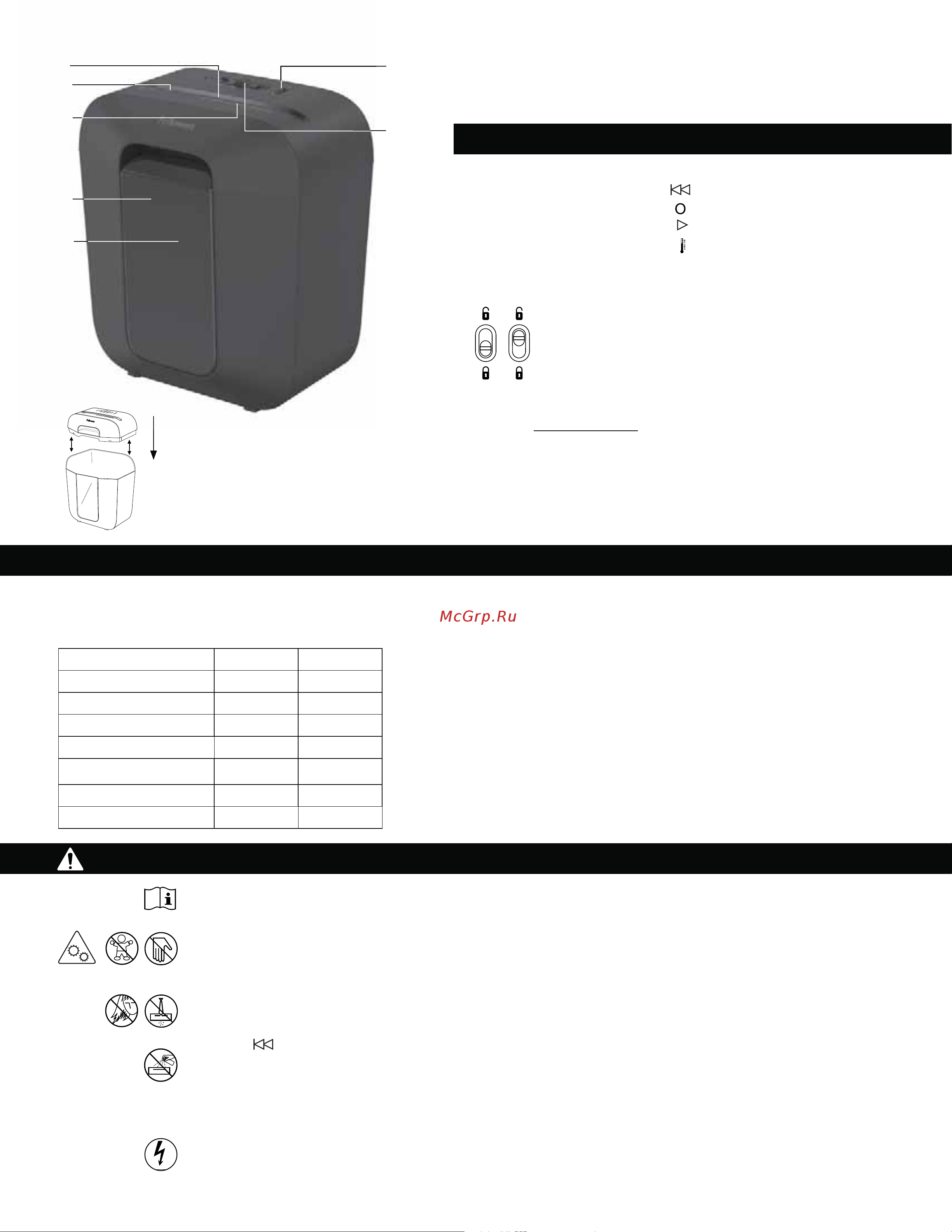 Fellowes Powershred LX25M (CRC 41706) [8/52] Deutsch