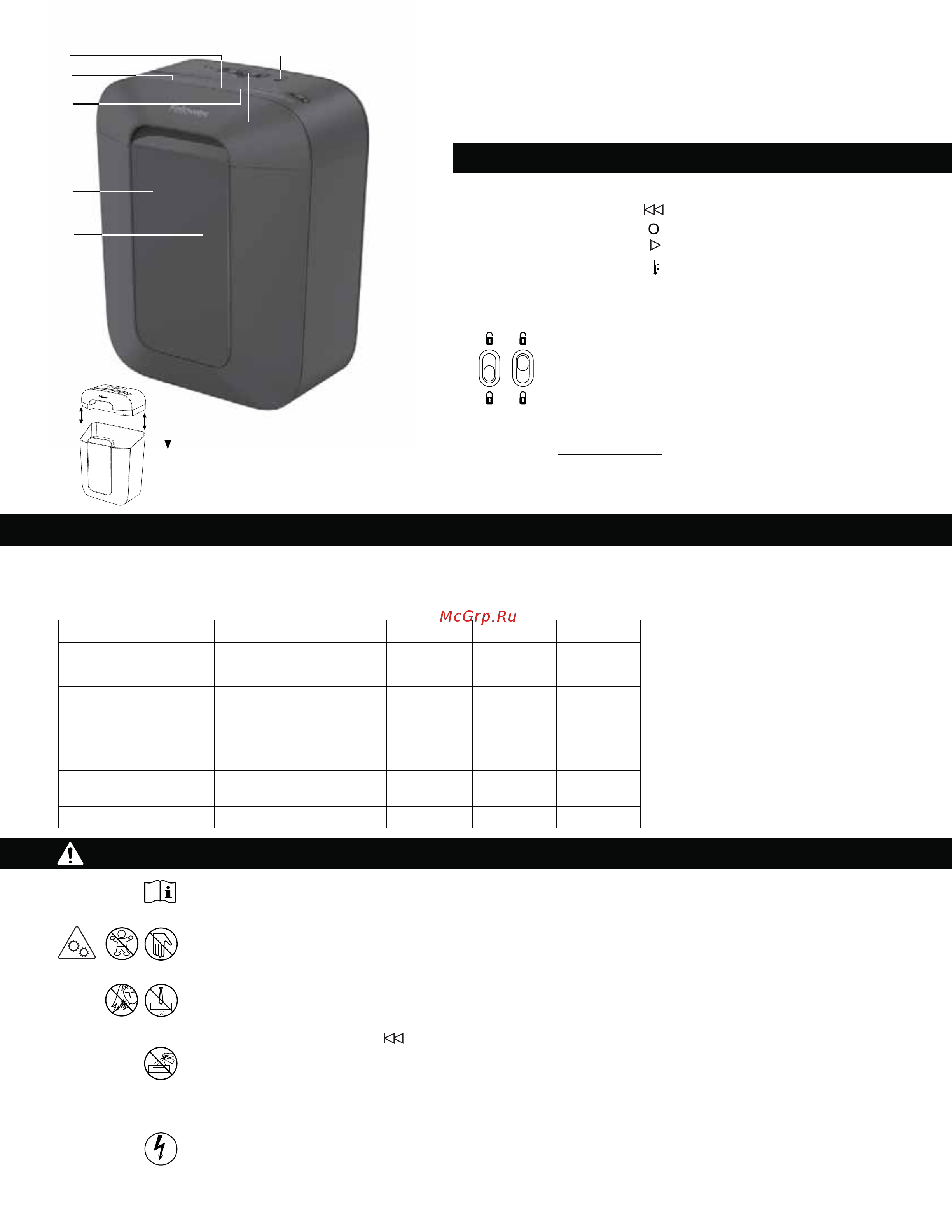 Fellowes Powershred LX70 (CRC 44075) [4/52] Français