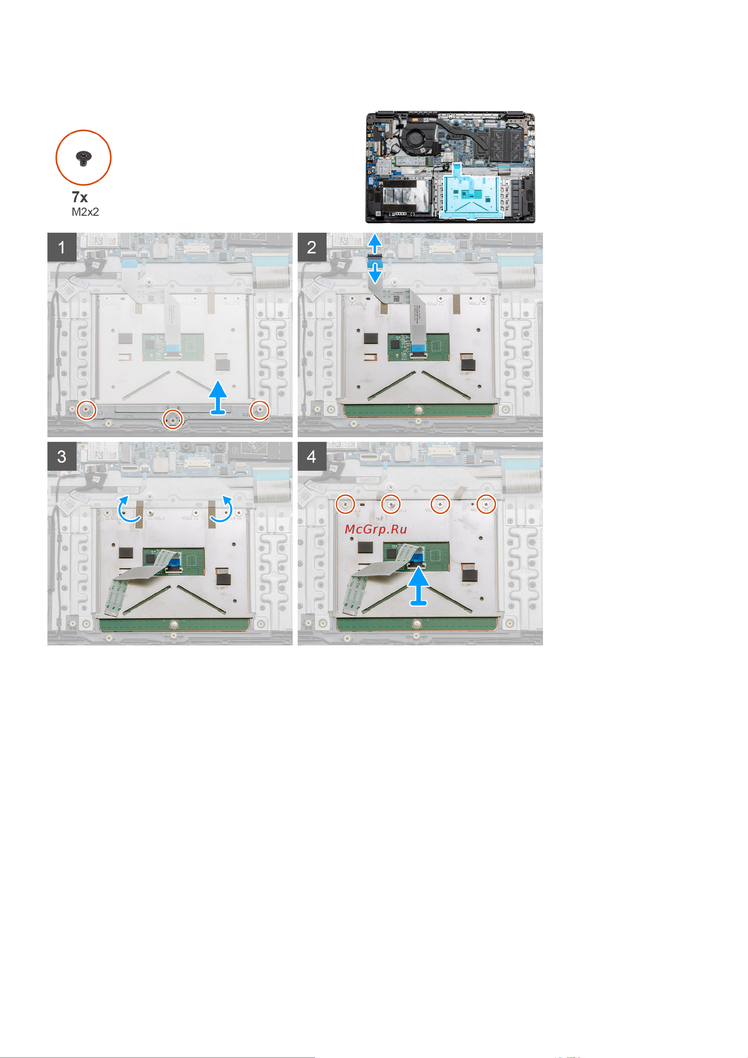 Dell Latitude 3510-8718 [40/112] Установка сенсорной панели