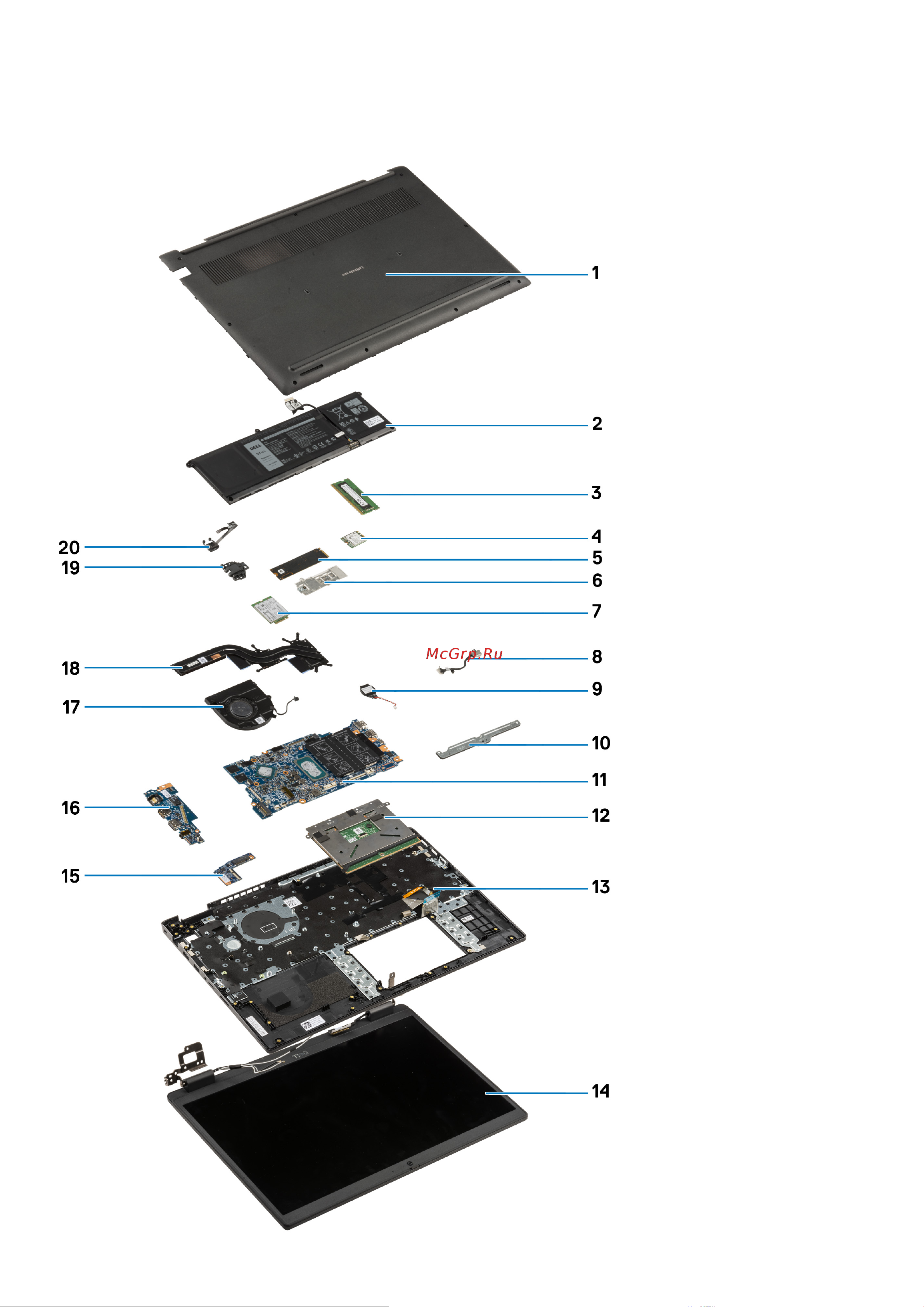 Dell Latitude 3520-2385 [14/129] Основные компоненты системы