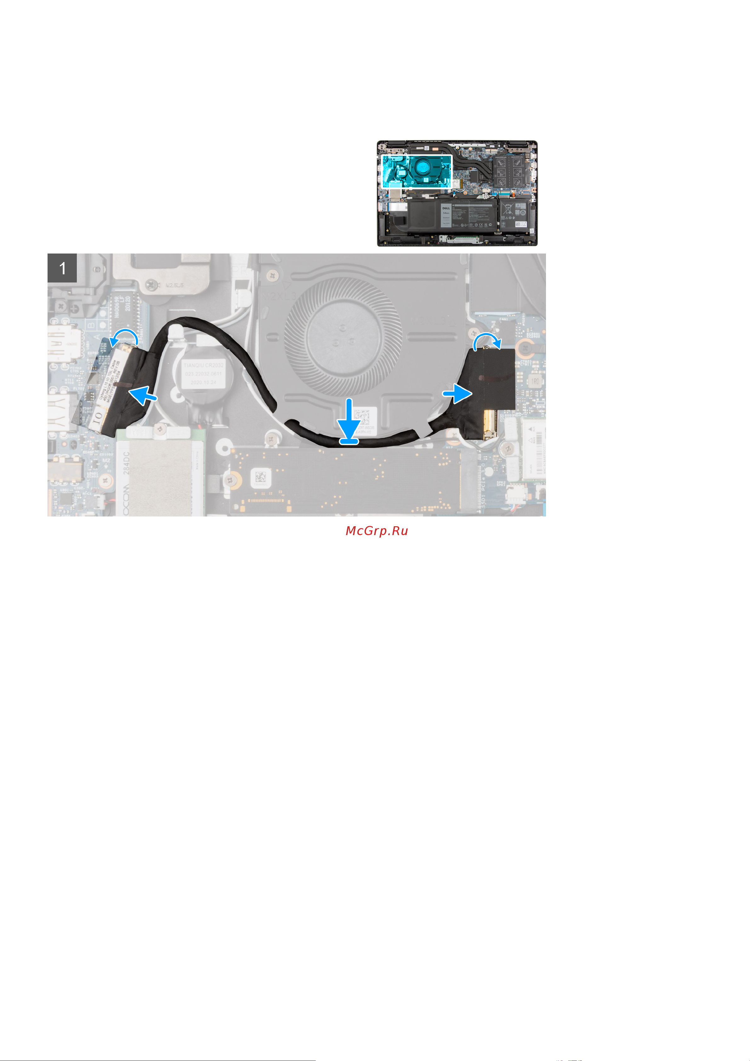 Dell Latitude 3520-2385 [50/129] Снятие дисплея в сборе