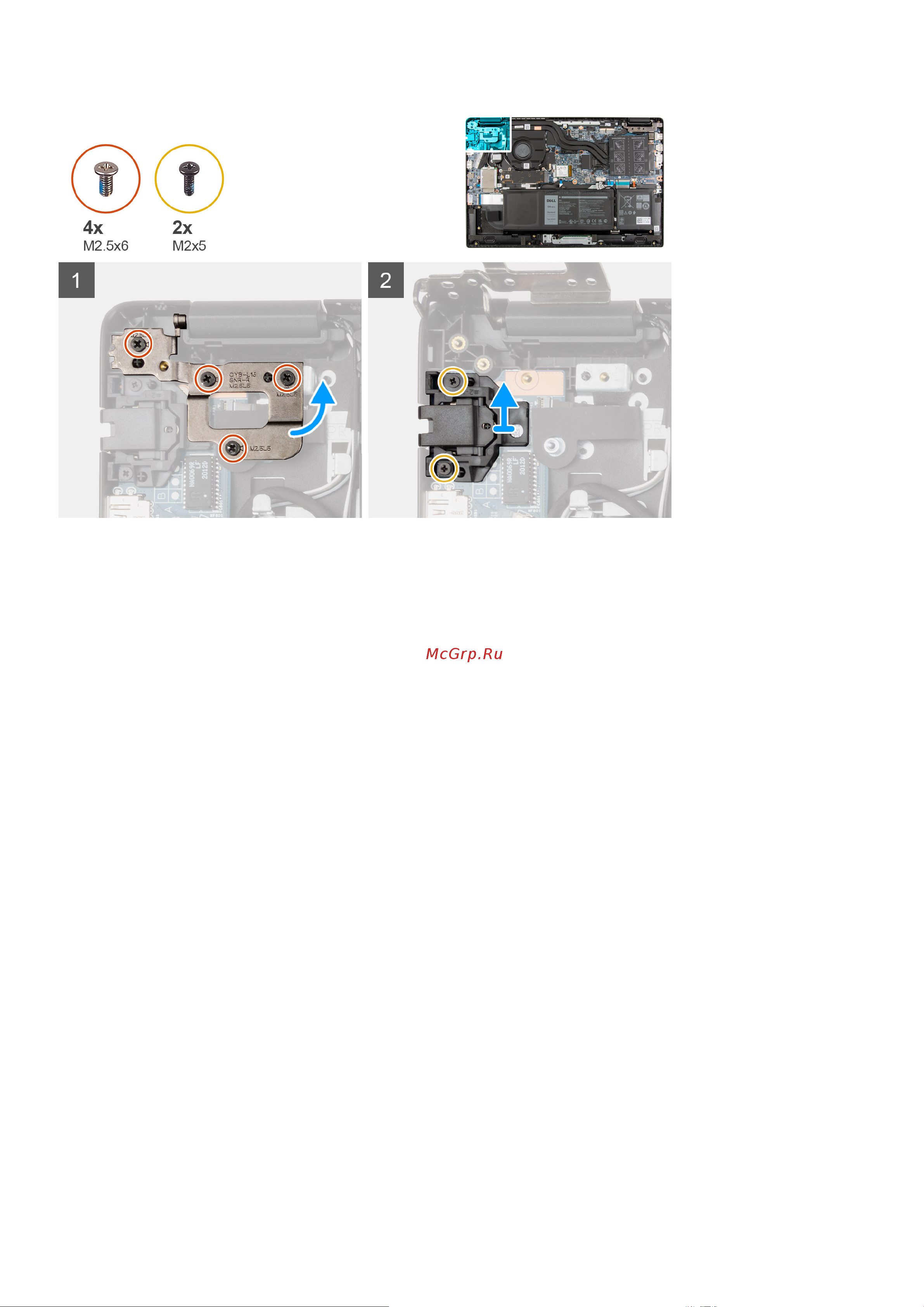 Dell Latitude 3520-2385 [65/129] Установка порта ethernet