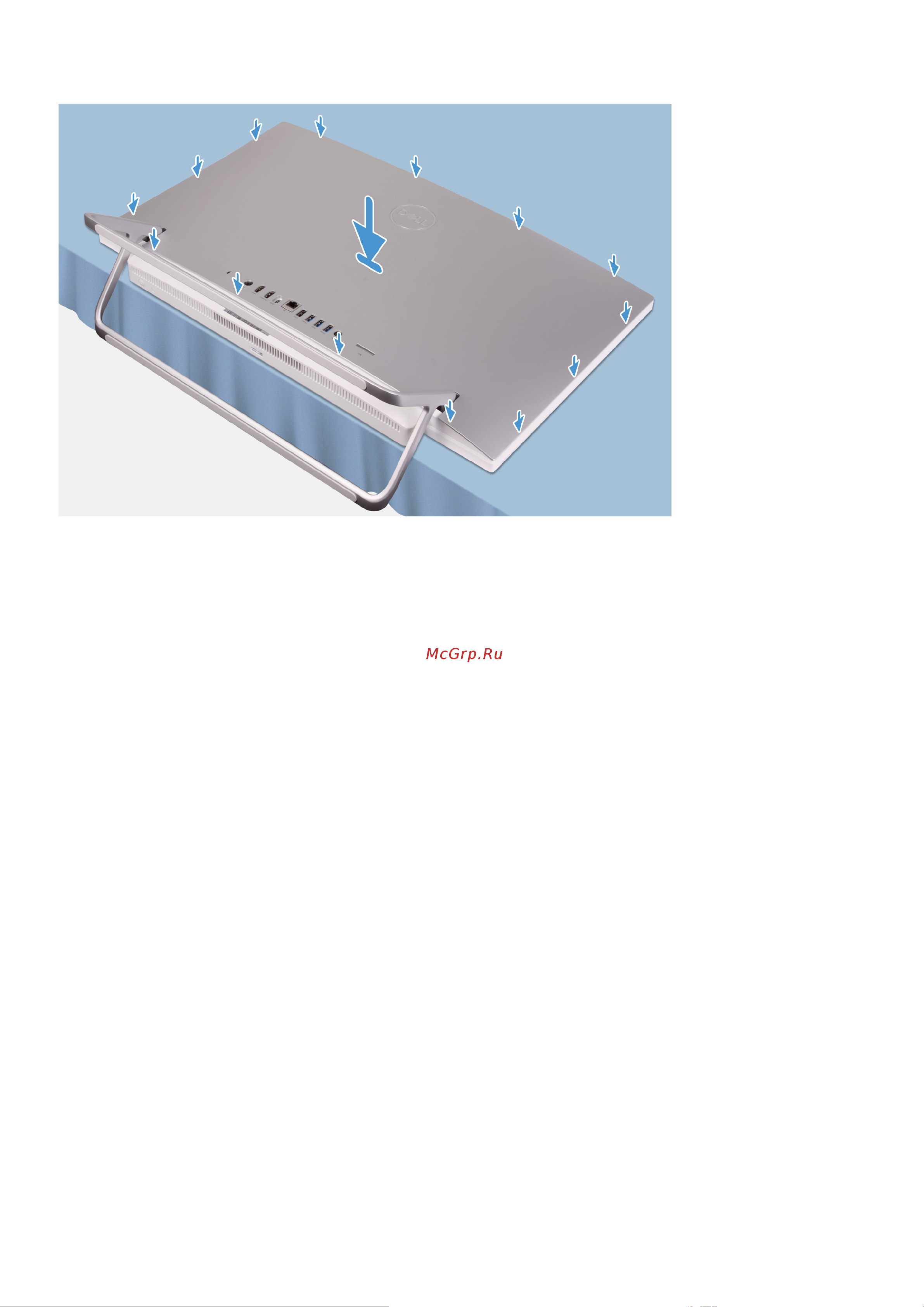 Dell Inspiron 7700-8518 [14/70] Снятие нижней крышки