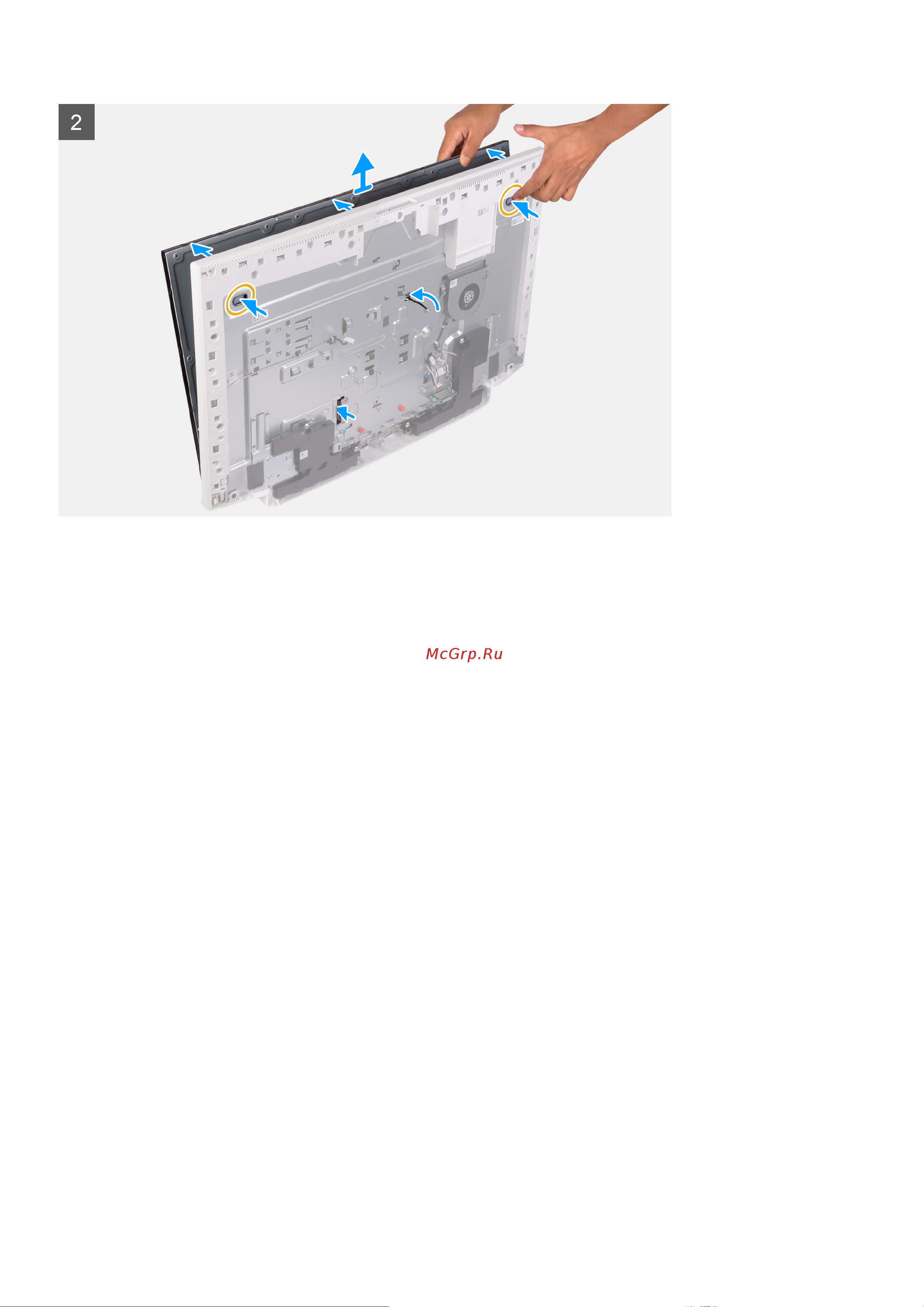 Dell Inspiron 7700-8518 [54/70] Установка панели дисплея