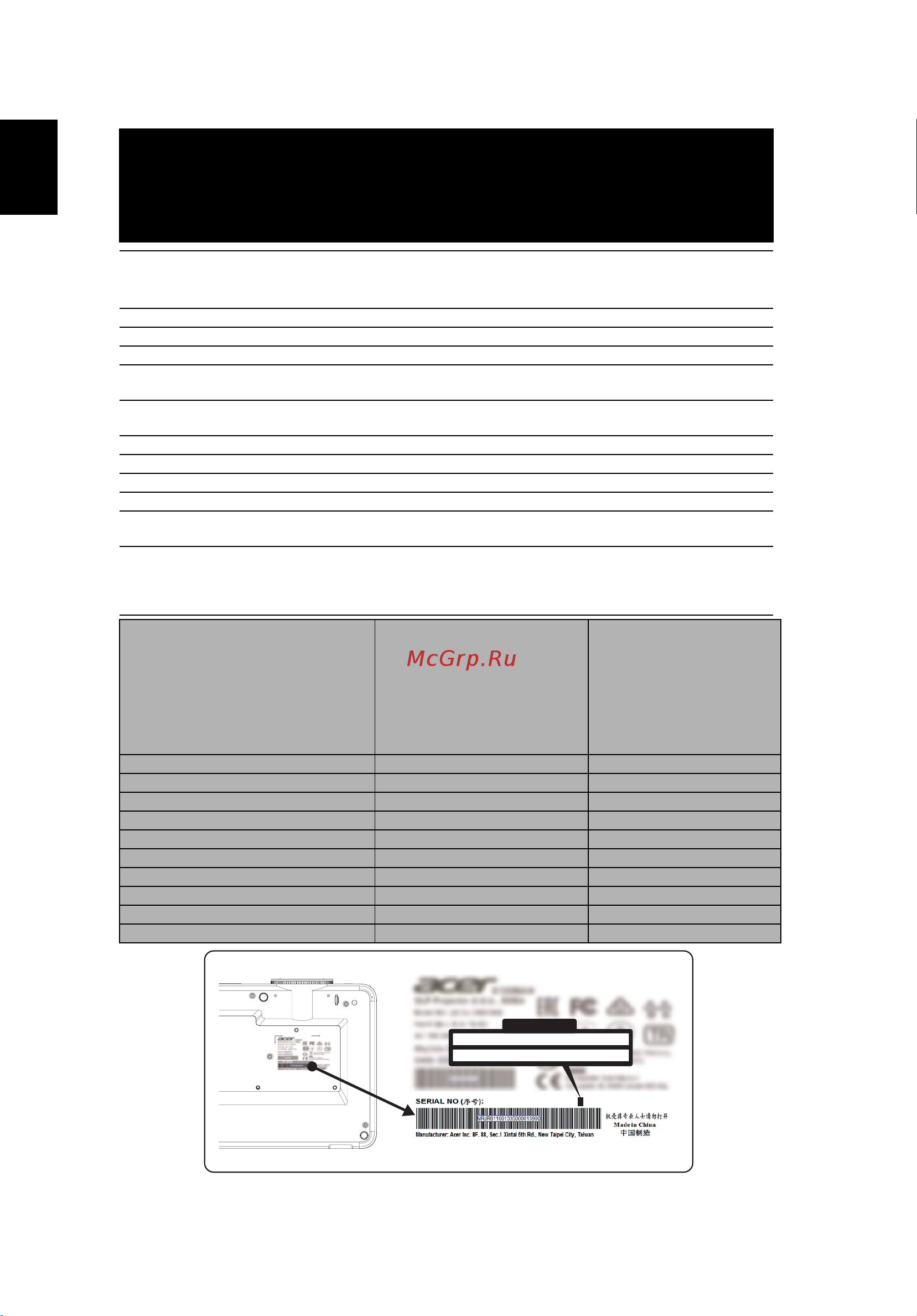 Acer X1228i (MR.JTV11.001) [66/99] Русский