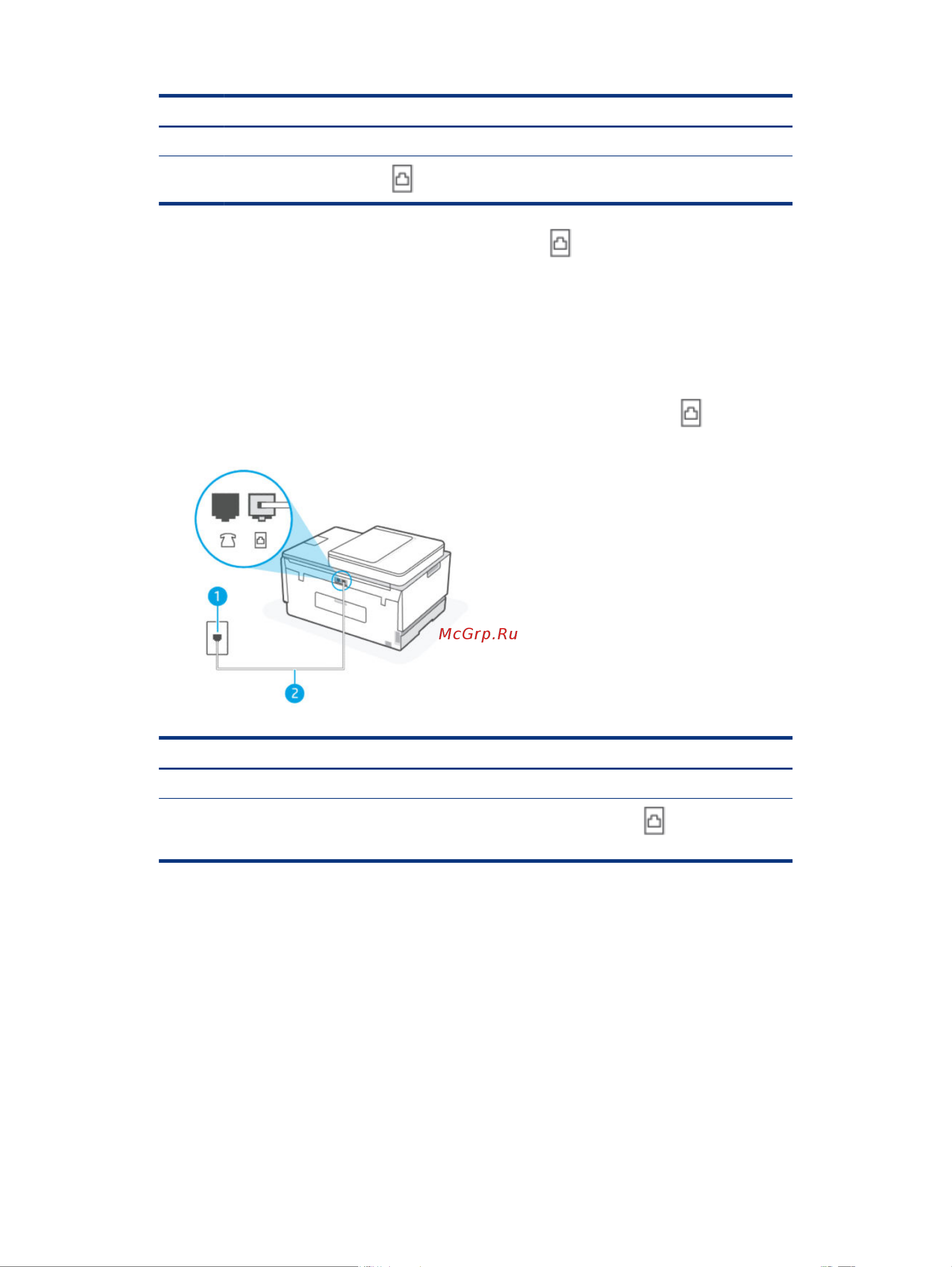 HP Smart Tank 795 (28B96A) [119/153] Не удалось выполнить проверку использования правильного телефонного кабеля с факсом