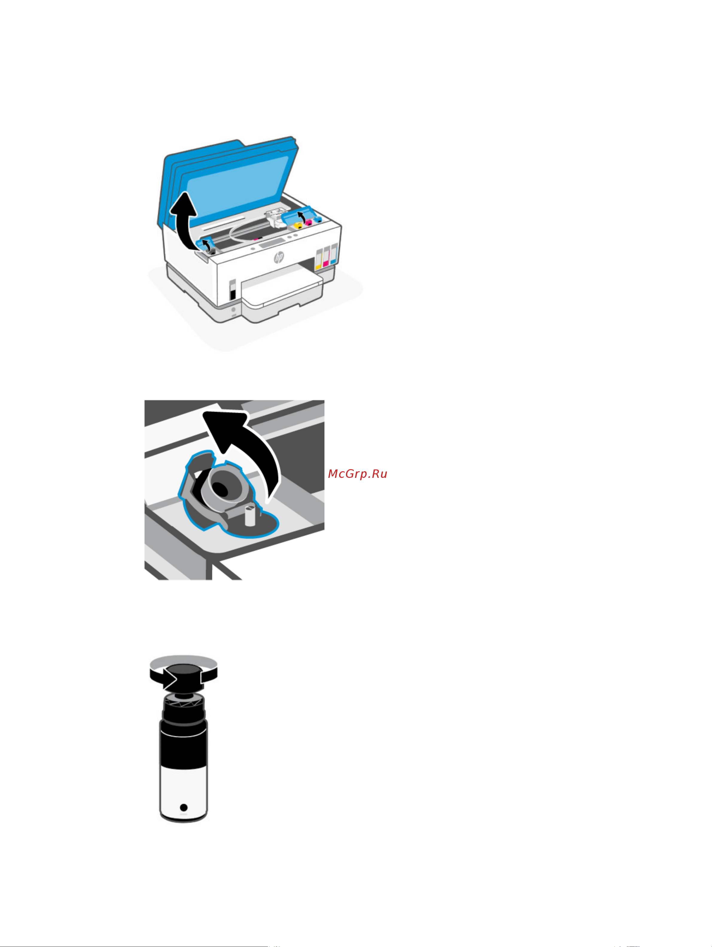 HP Smart Tank 795 (28B96A) [93/153] Повторная заправка емкостей для чернил