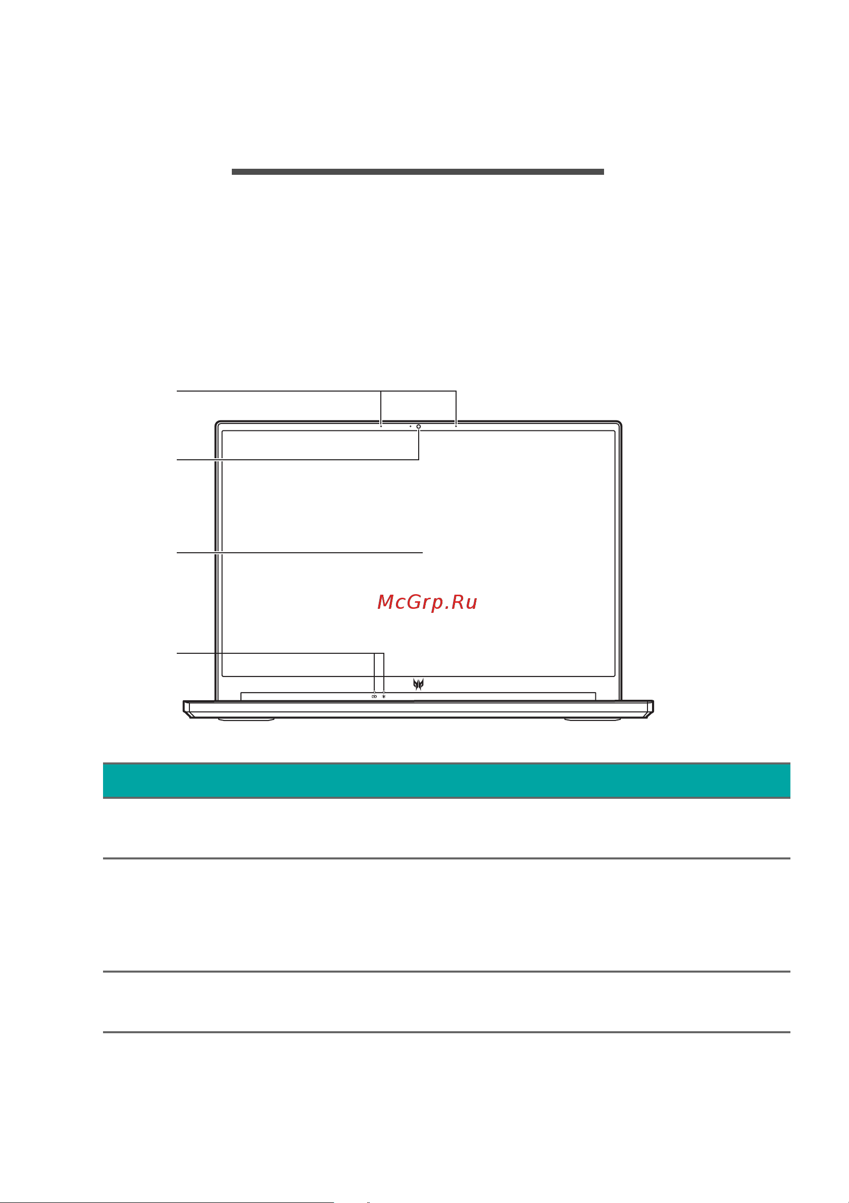 Acer Predator Triton 500 PT516-51s-70SB NH.QAKER.00A [14/115] Знакомство с вашим ноутбуком predator