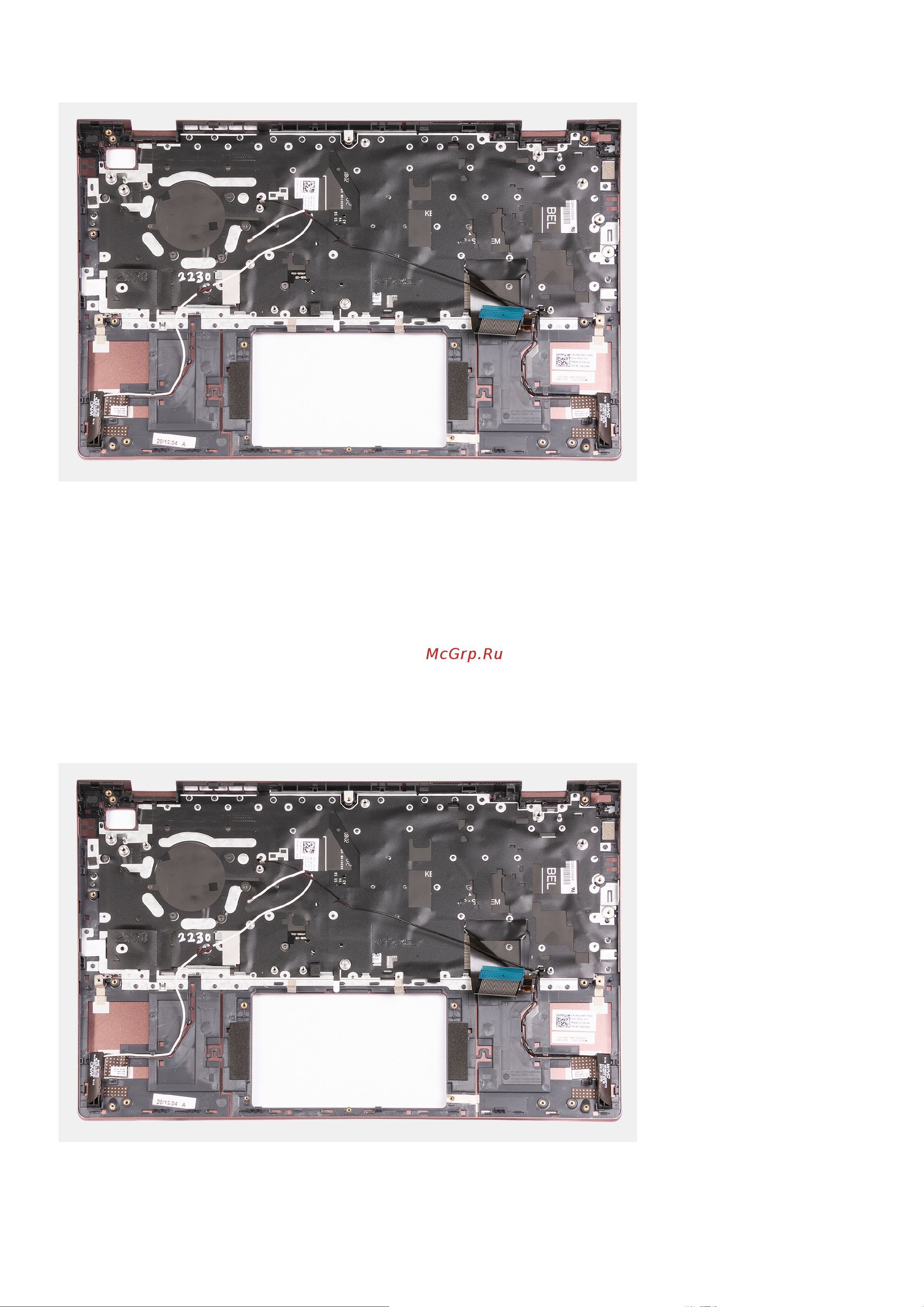 Dell Inspiron 5415-7272 [61/81] Установка опорной панели и клавиатуры в сборе