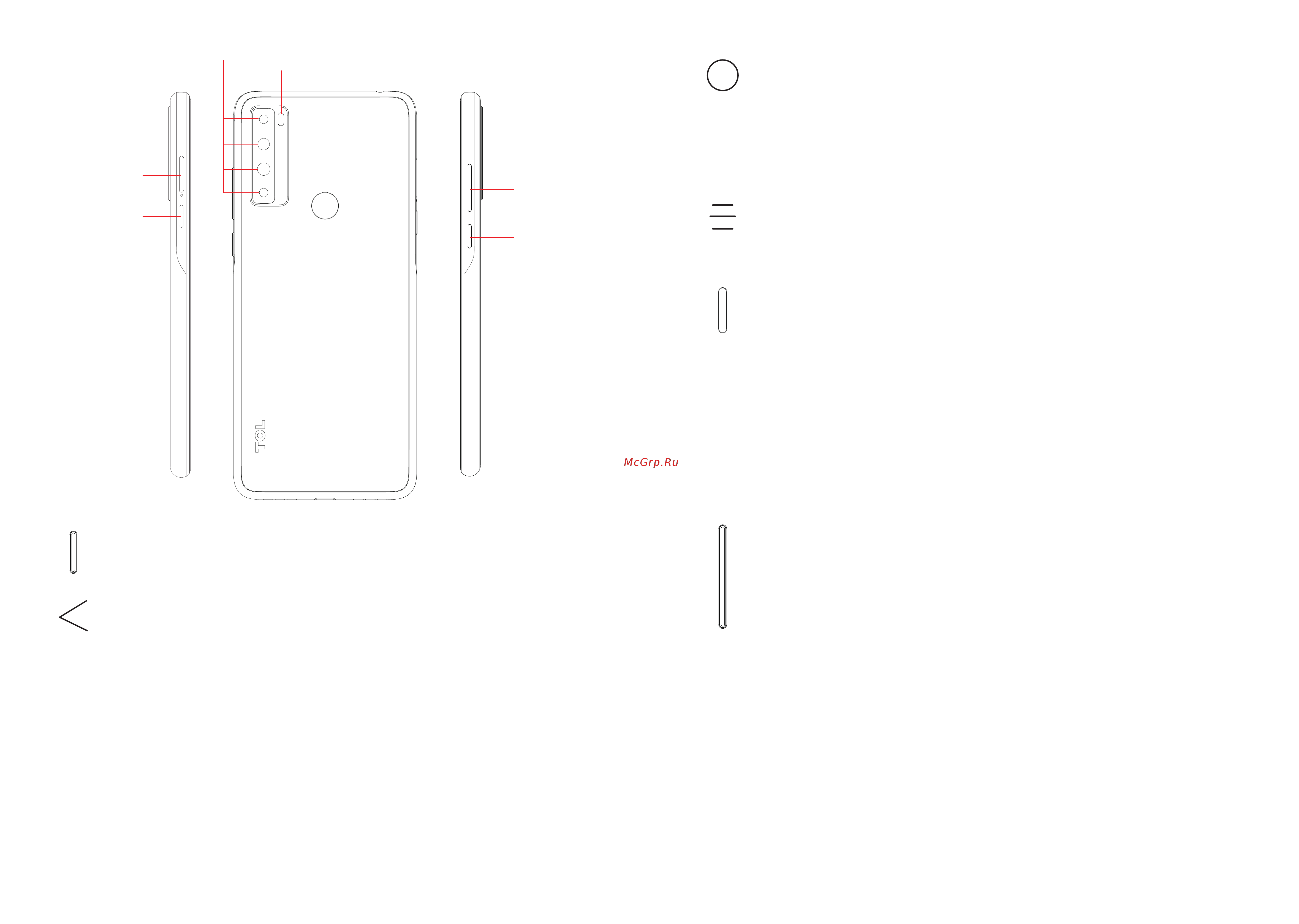 Tcl 20SE 4+128GB Aurora Green (T671F) Инструкция по эксплуатации онлайн [4/36] 651832