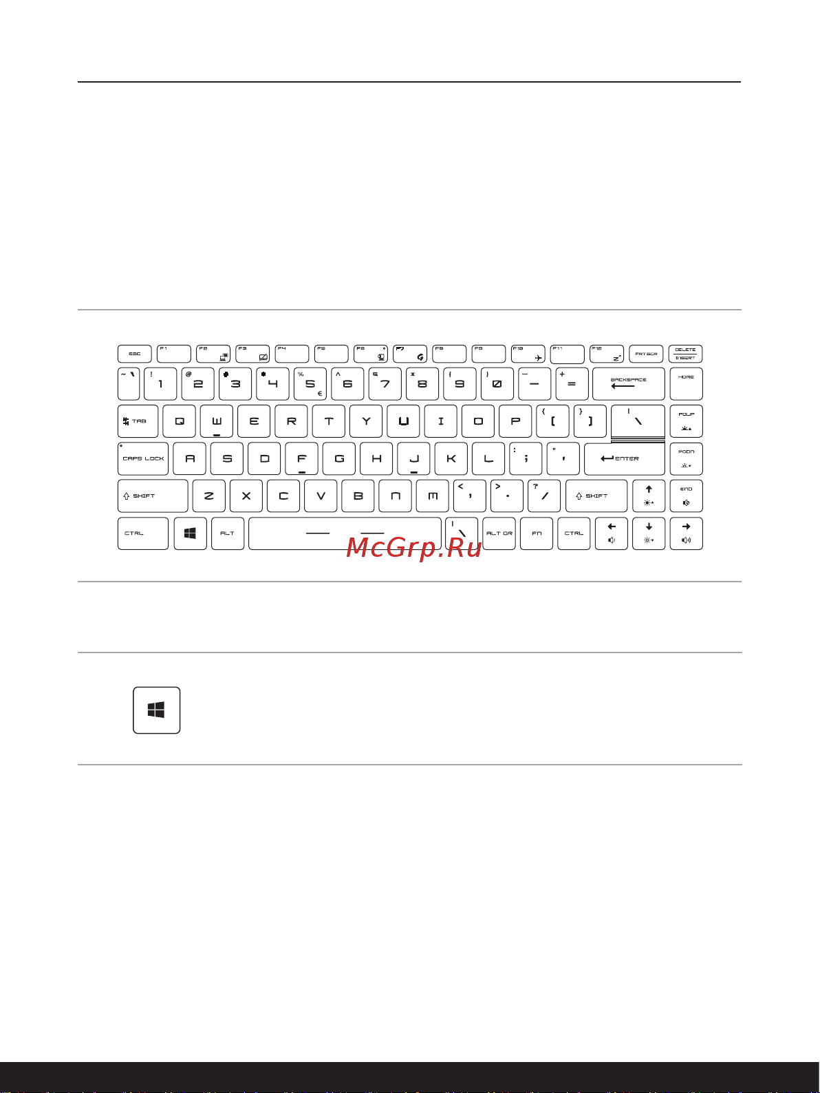 MSI GF63 Thin 11SC 9S7-16R612-1060 [21/60] Использование клавиатуры