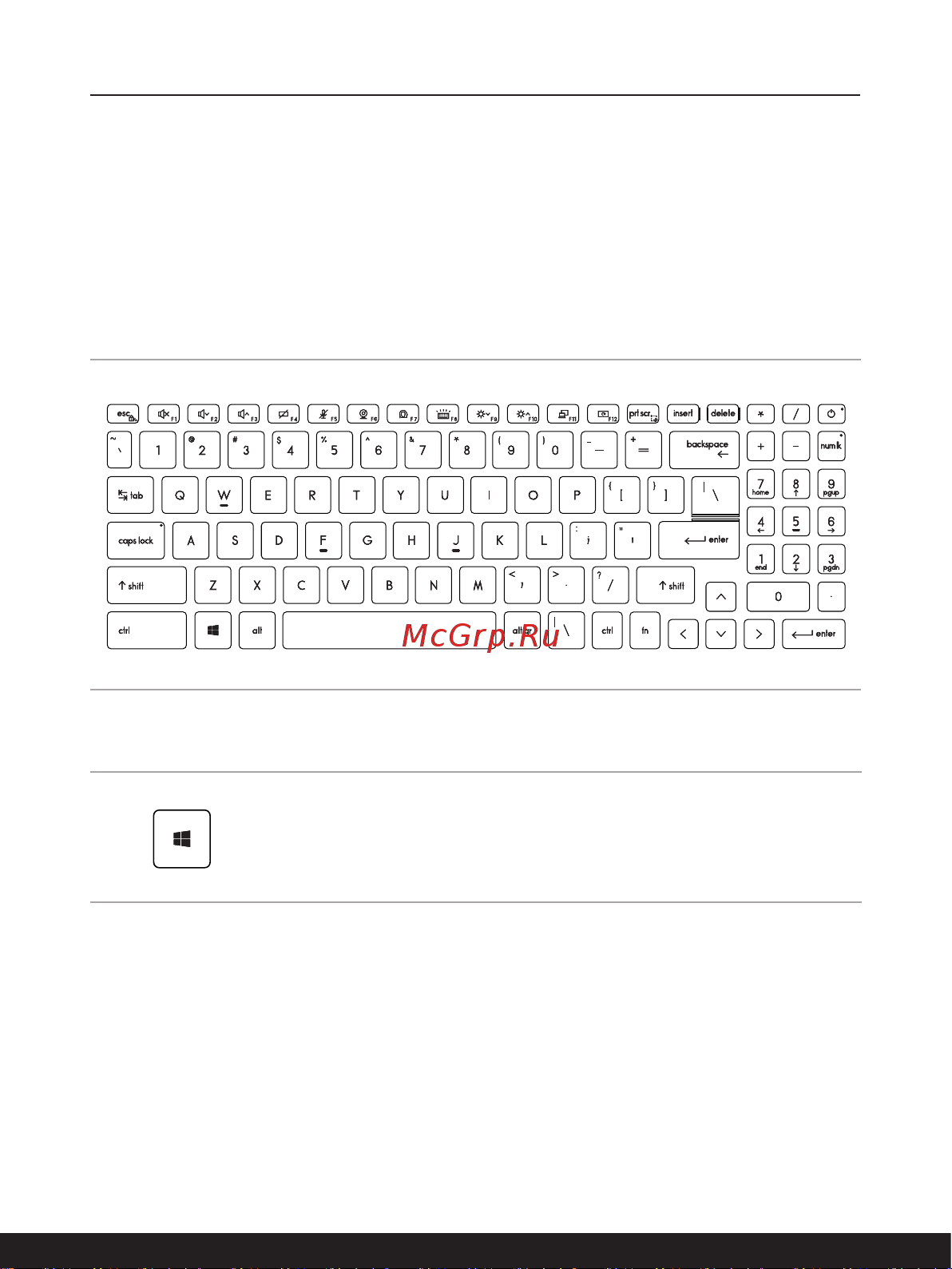 MSI Summit E16 Flip A11UCT-091RU [22/72] Использование клавиатуры