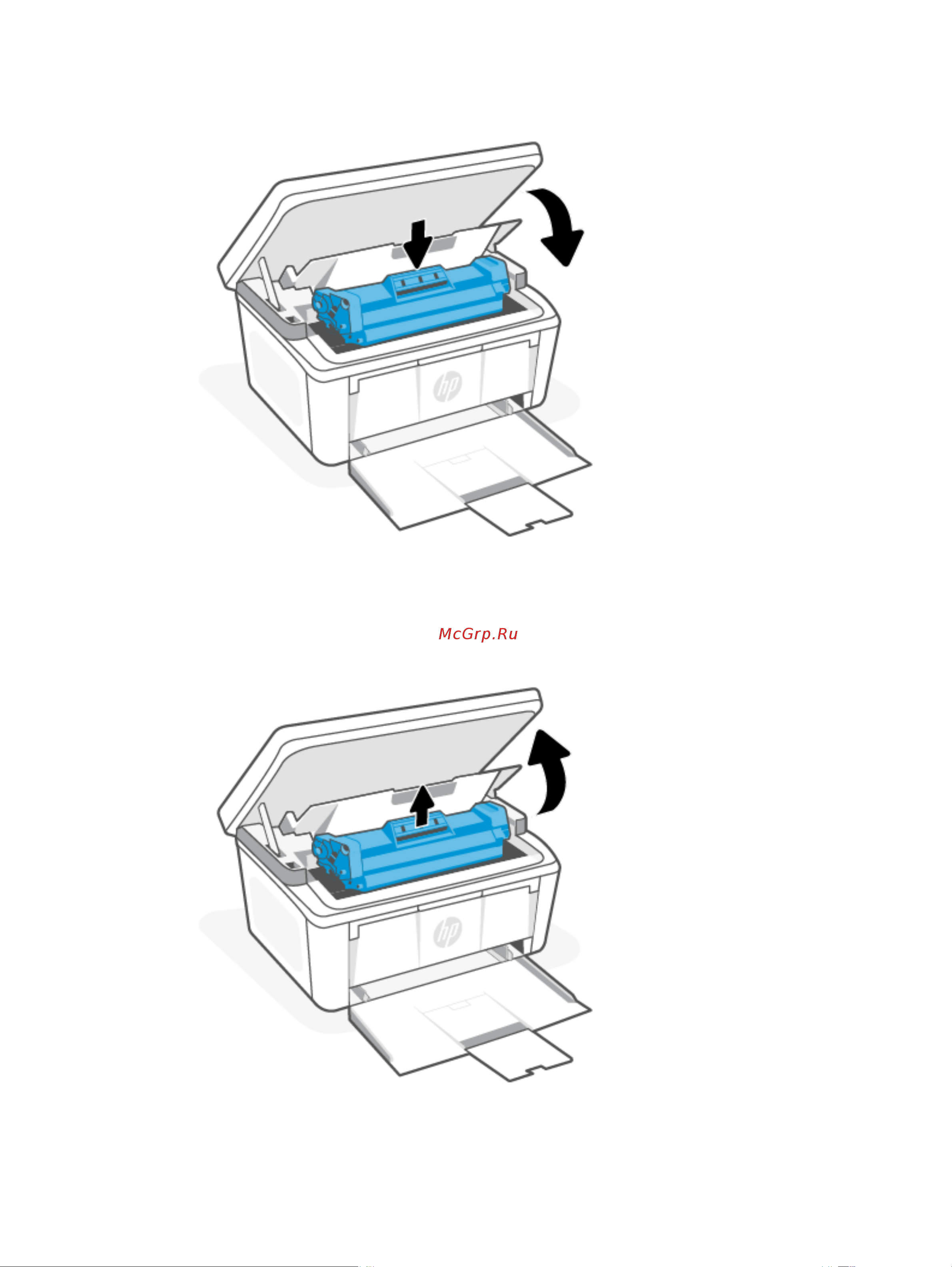 HP LaserJet M141a (7MD73A) [58/123] Устранение замятий внутри принтера
