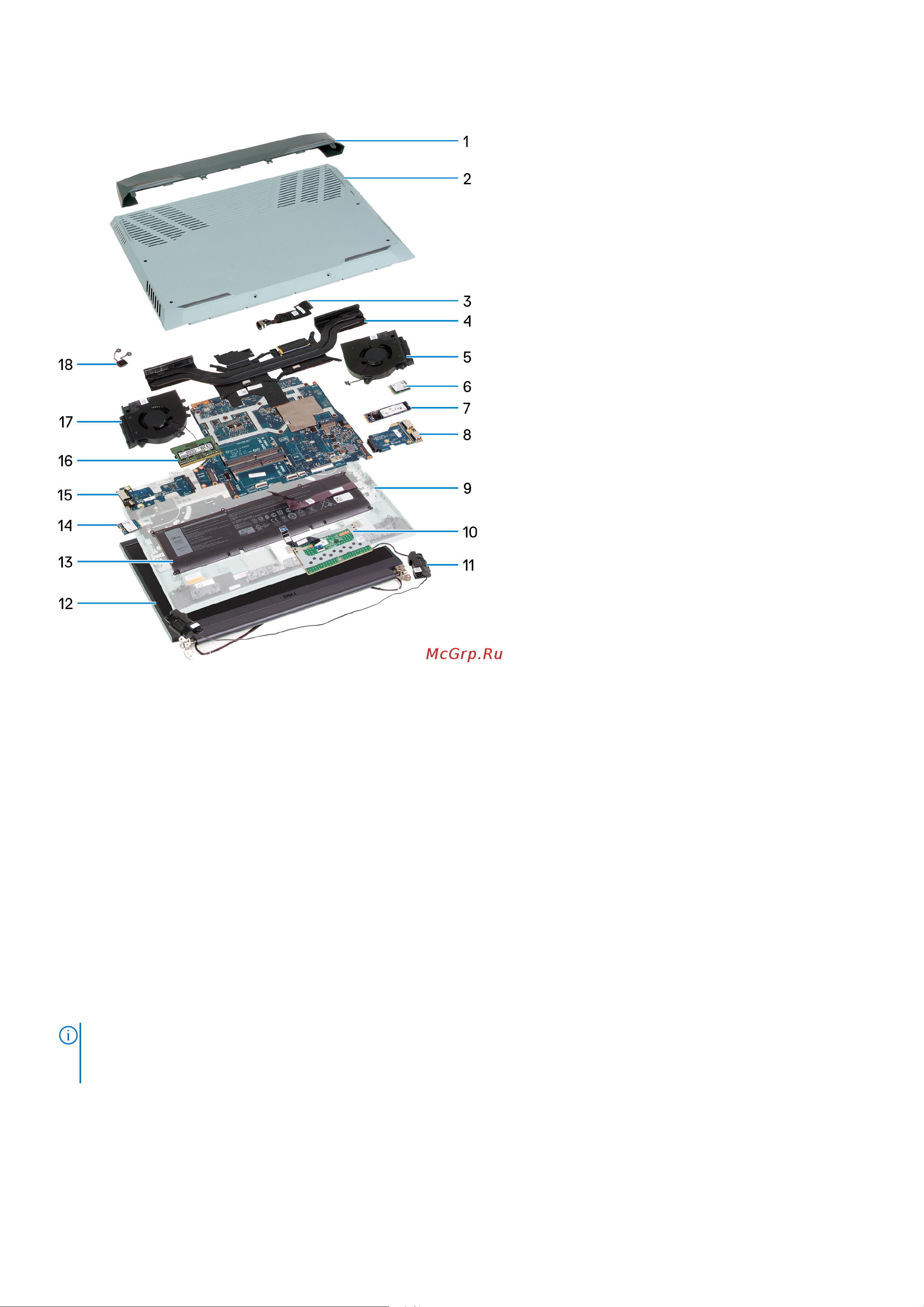 Dell G15 G515-0564 Инструкция по эксплуатации онлайн [12/80] 651948