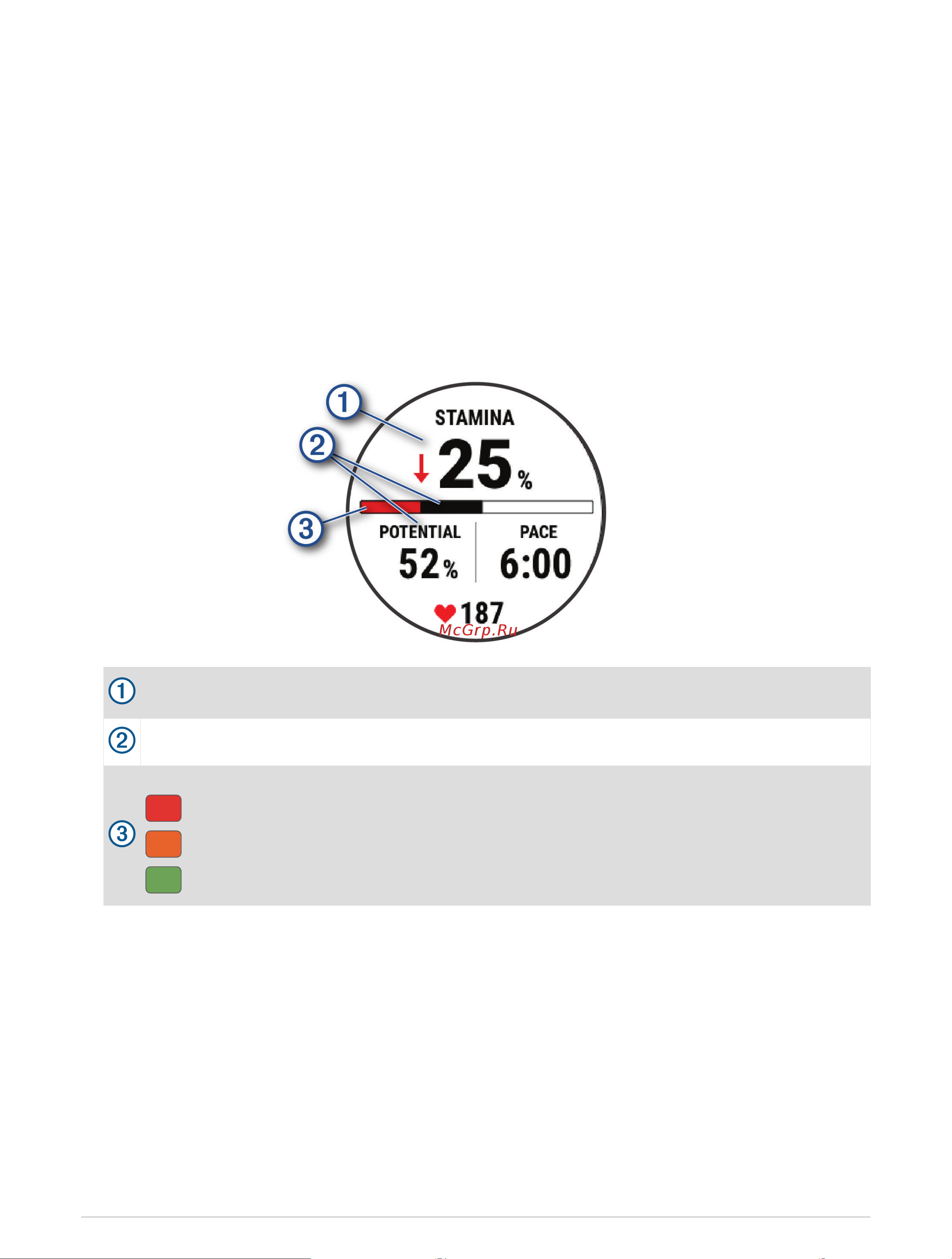 Garmin Fenix 7X 010-02541-23 [66/152] Просмотр показателей выносливости в реальном времени