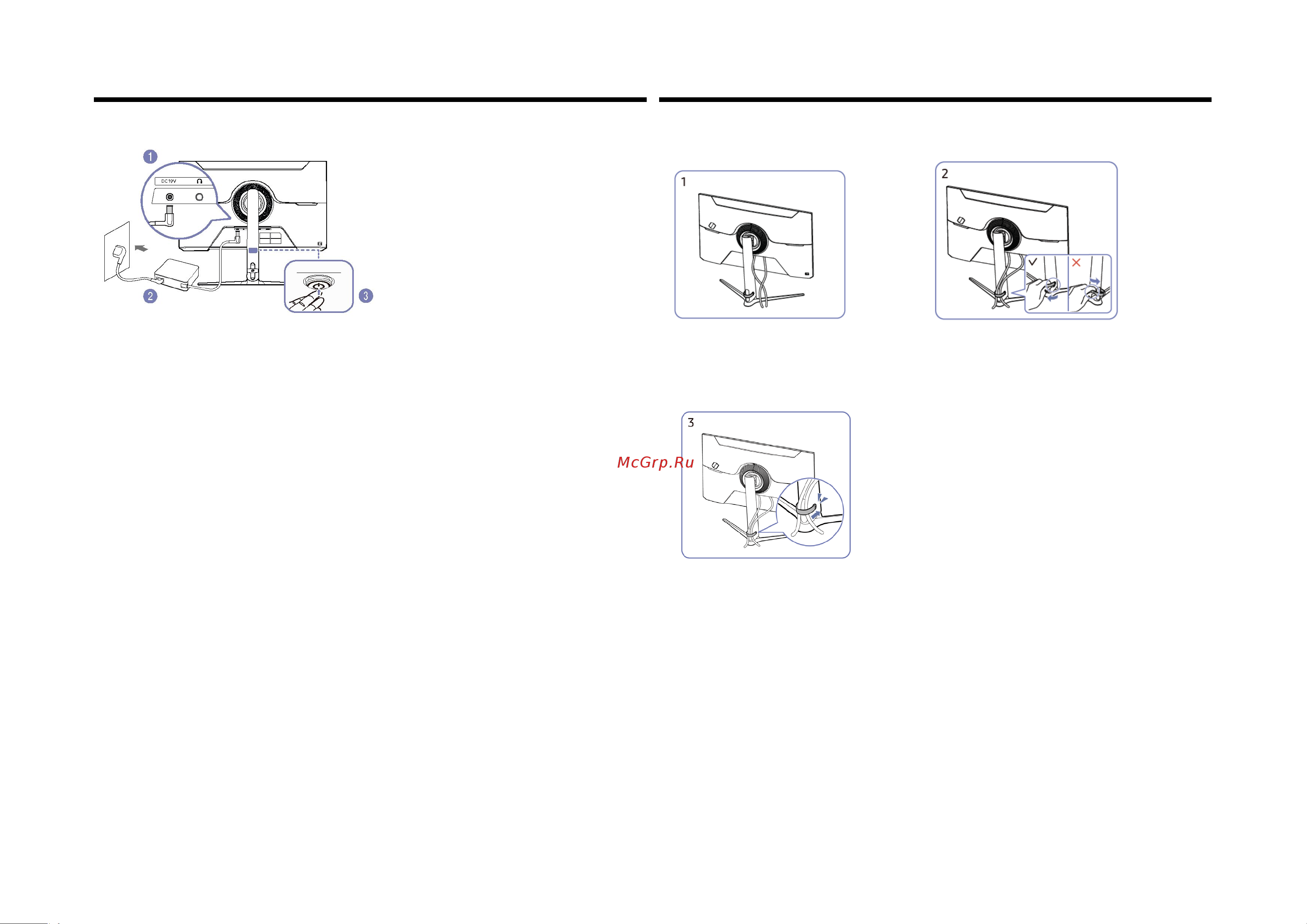Samsung S24AG302NI(LS24AG302NIXCI) [17/36] Connecting the power