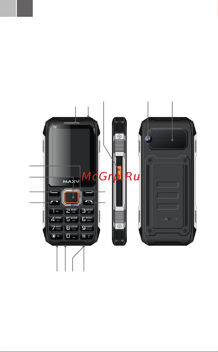Maxvi T2 blue [18/68] Телефонға жалпы шолу