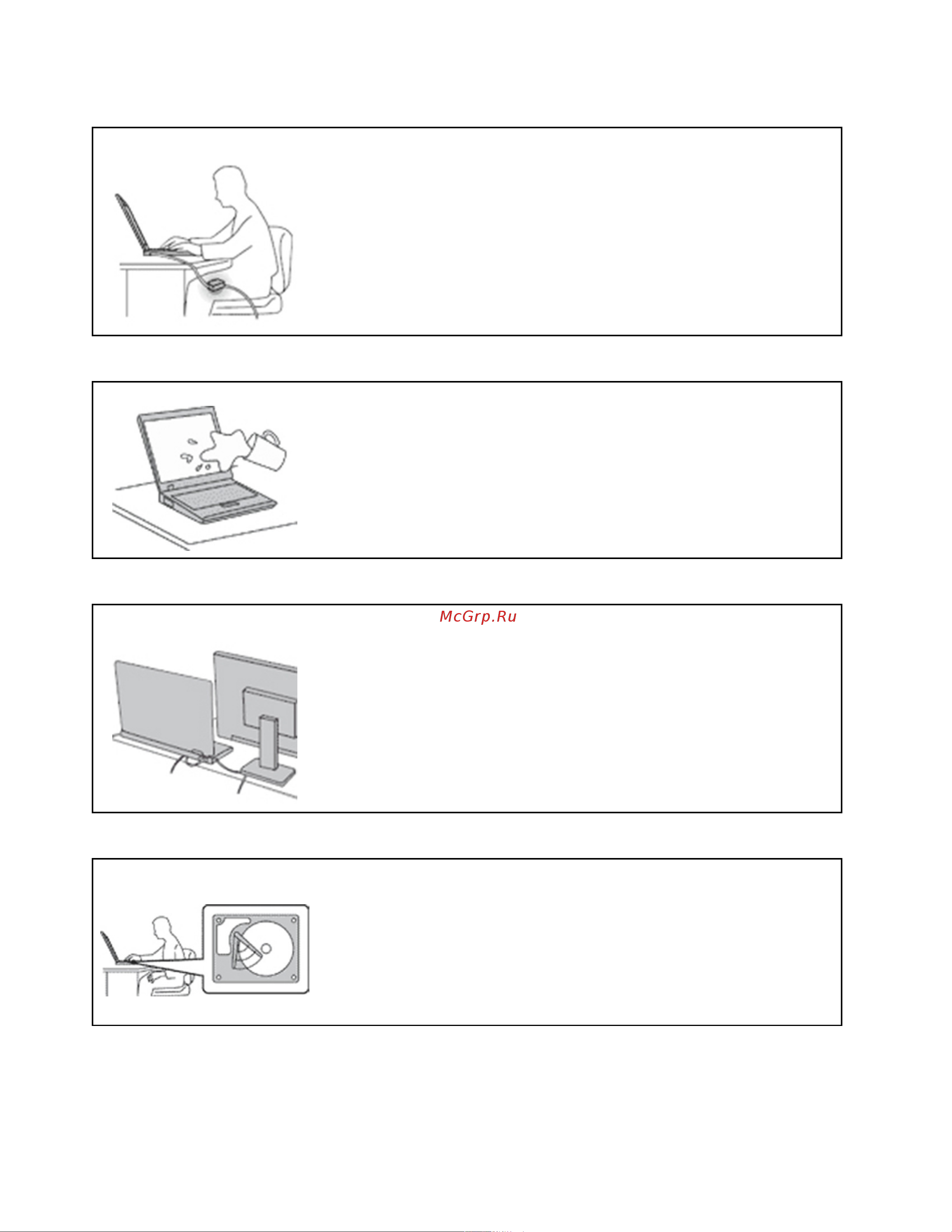 Lenovo IdeaPad 1 14IGL05 81VU00D6US [34/68] Берегите компьютер от влаги