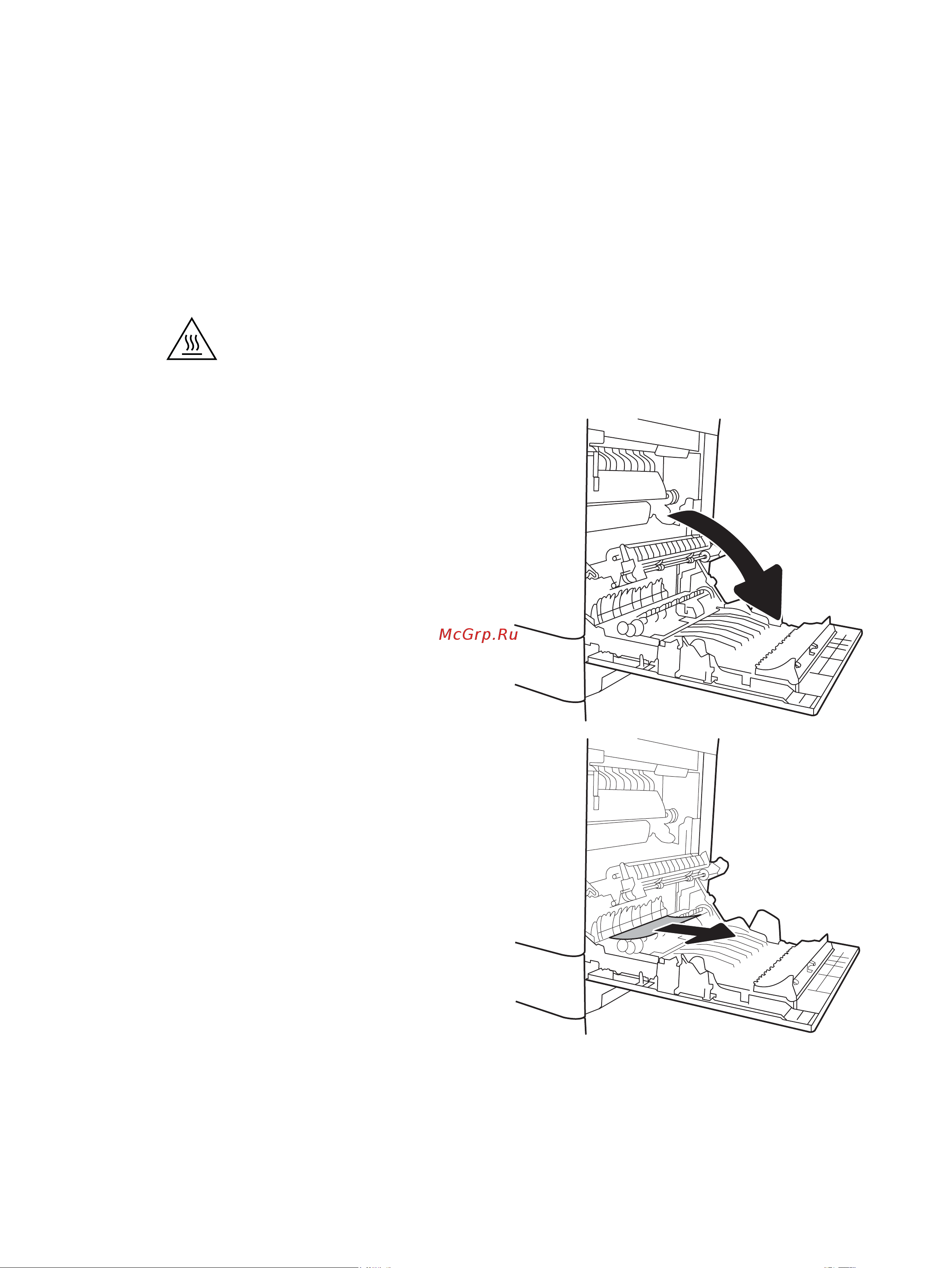 HP Color LaserJet Enterprise M653dn (J8A04A) [137/164] B9 13 b2 13 ff замятие бумаги в области термоблока