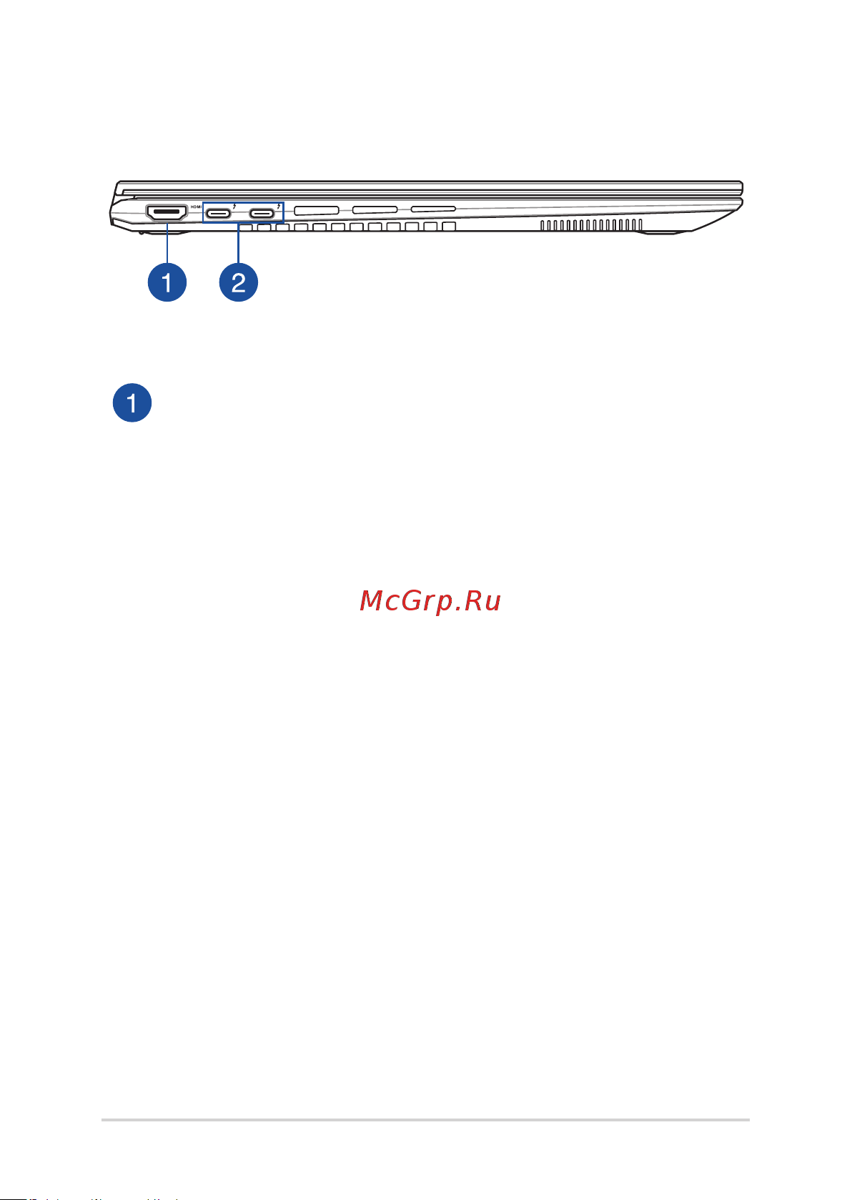 Asus ZenBook 14 Flip UP5401EA-KN139W(90NB0V41-M006E0) [27/114] Hdmi выход