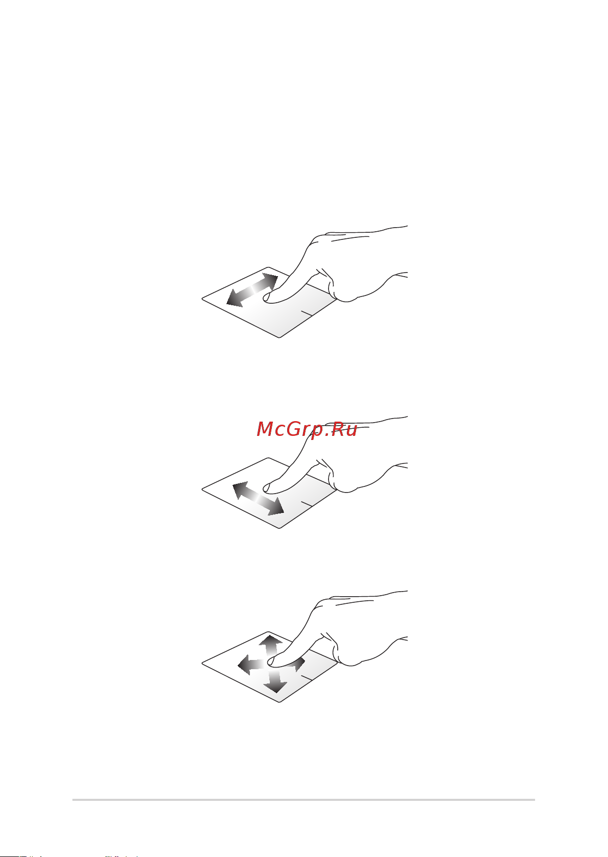 Asus Zenbook 14 Flip UP5401ZA-KN001W [38/114] Использование тачпэда