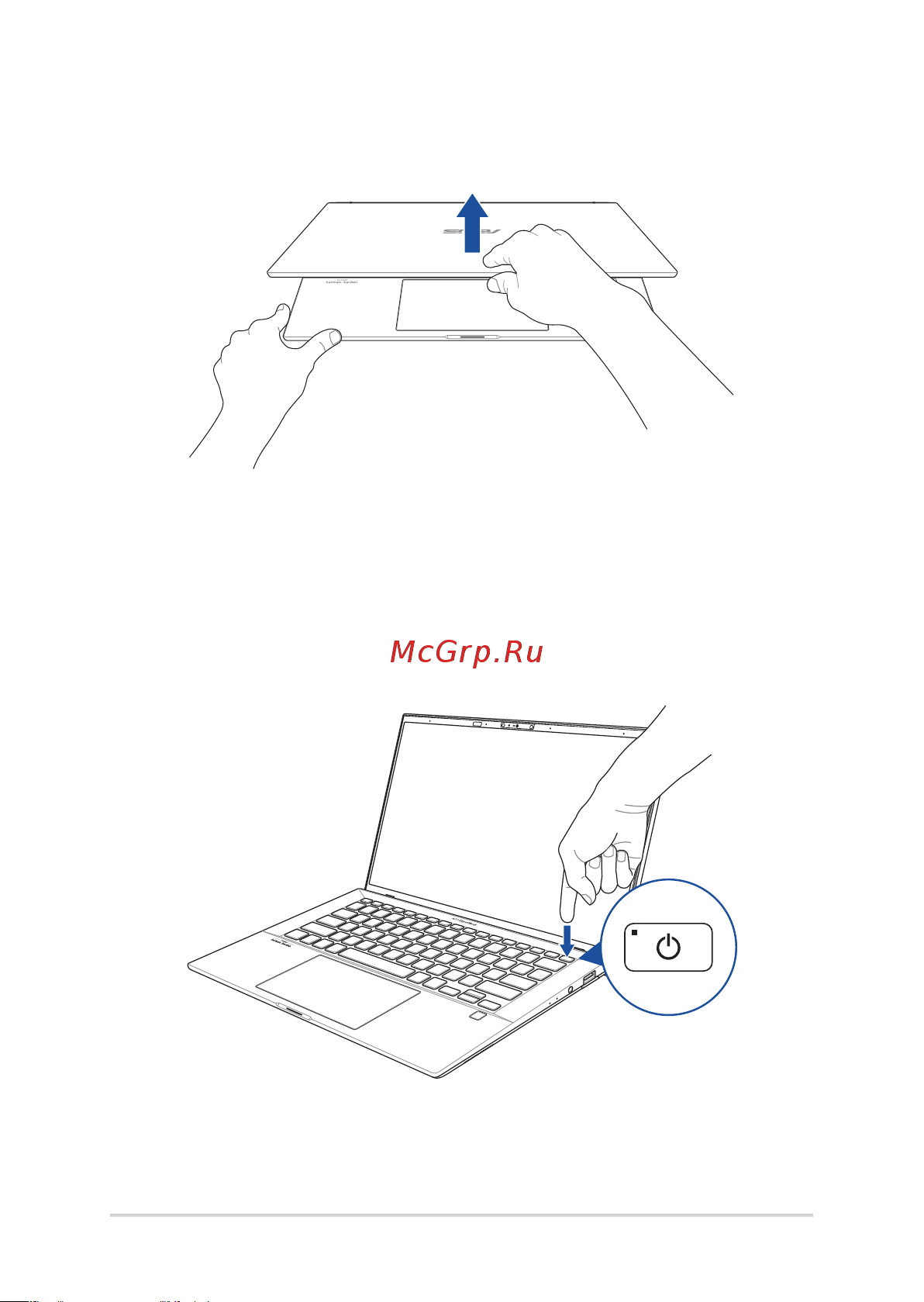 Asus ExpertBook B9 B9400CEA-KC1161R [32/88] Откройте крышку