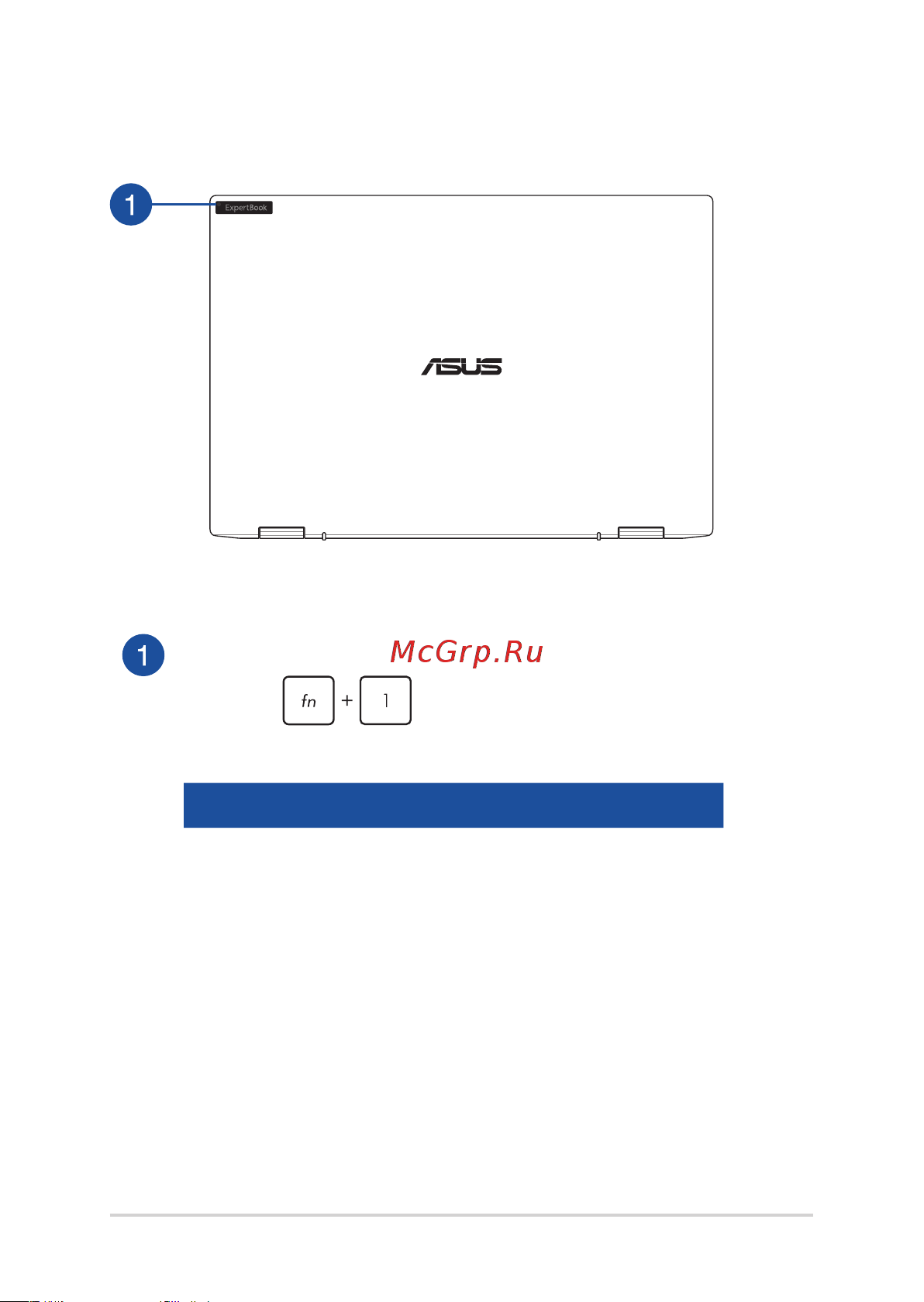 Asus Expertbook 13 OLED B5302FEA-LF0595R [21/96] Вид сверху