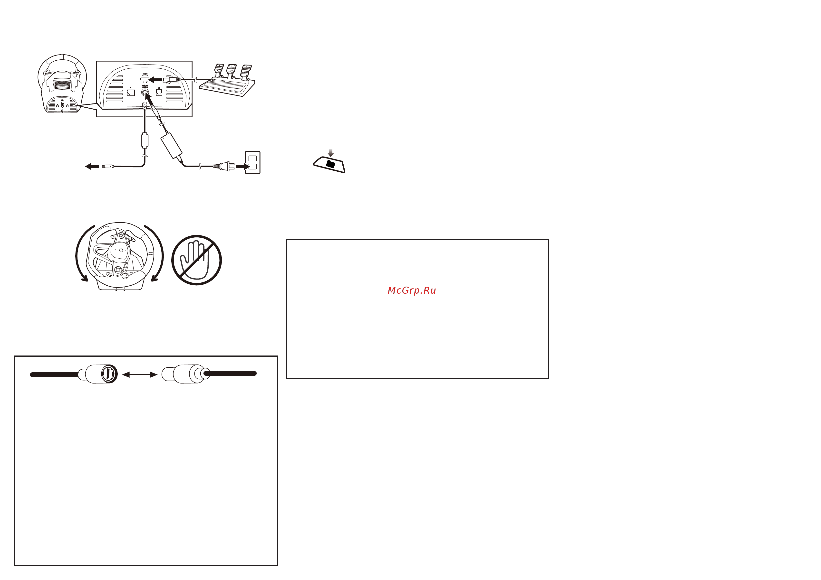 Hori Руль Force Feedback Racing Wheel (AB05-001E) [2/2] Main features