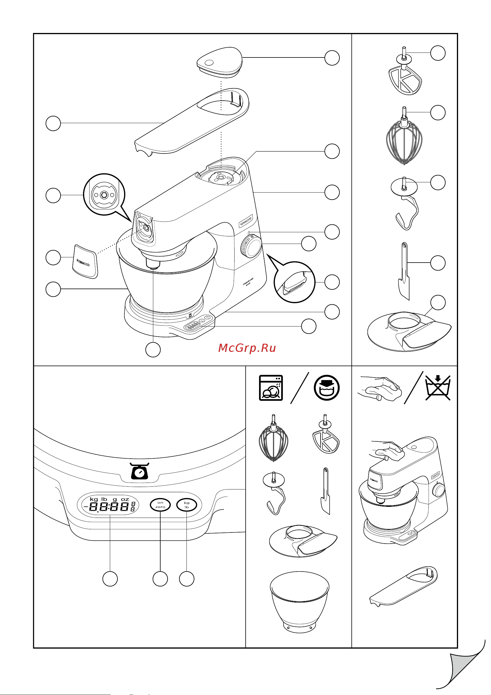 Kenwood KVC65.001WH [3/36] Easy weigh scales