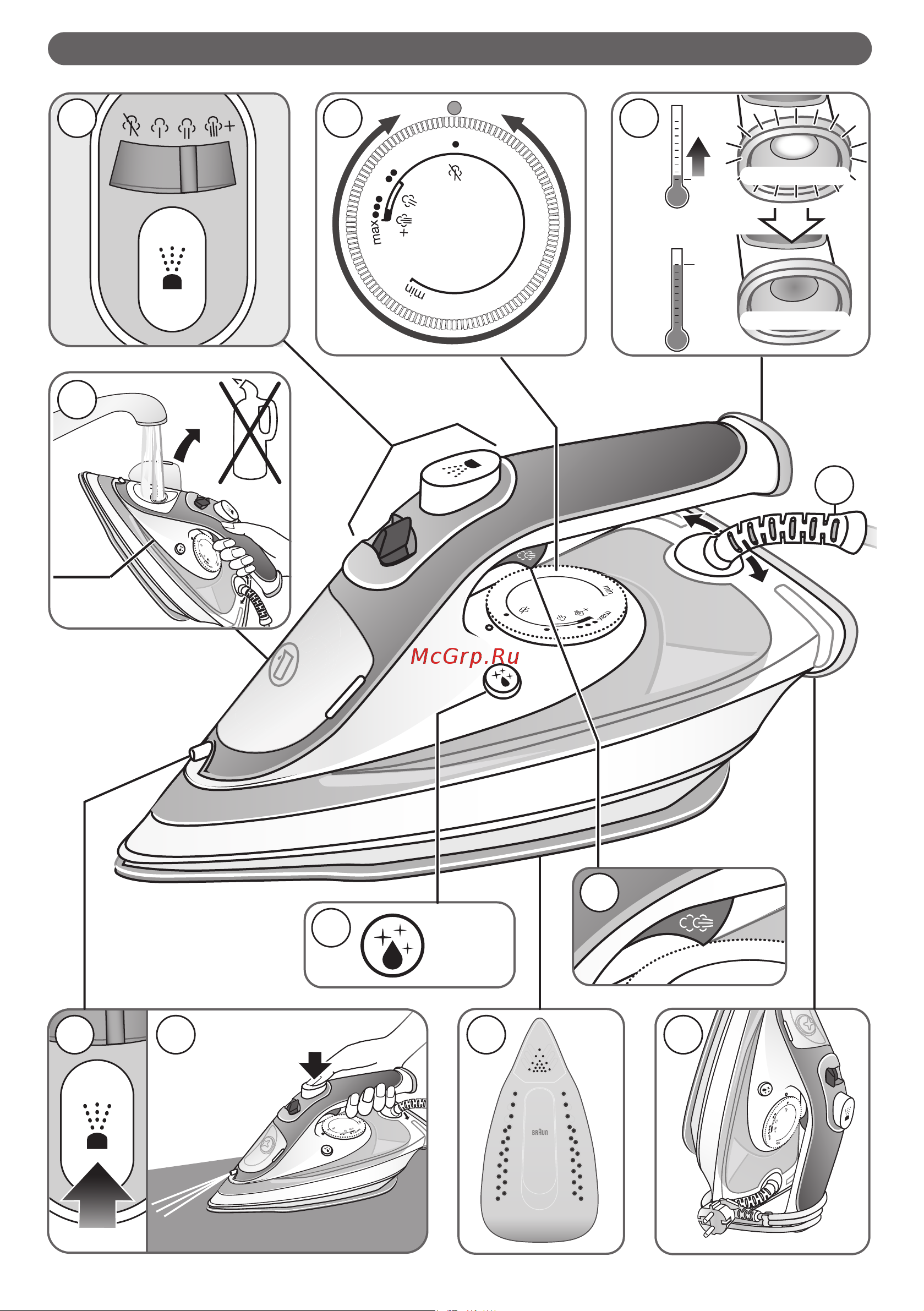 Braun 12750001-SI5037VI Инструкция по эксплуатации онлайн [4/52] 653338